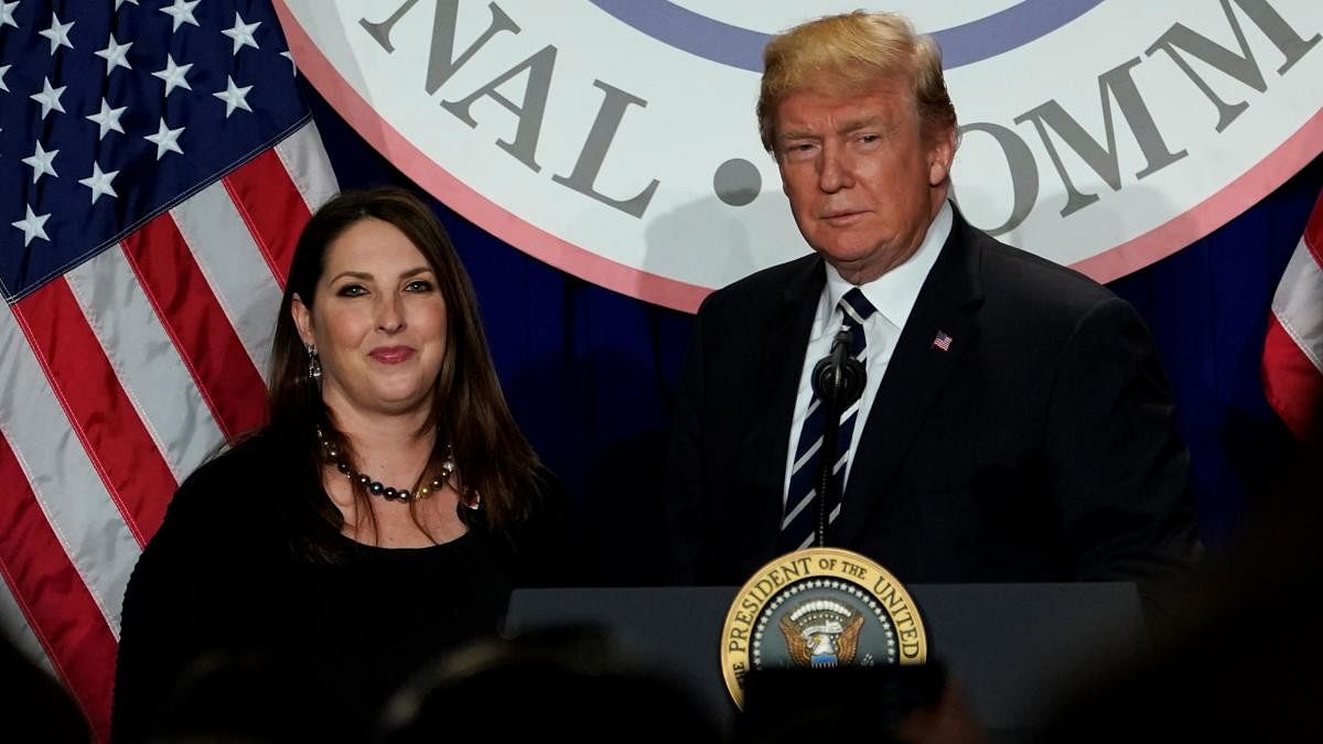 <div class="paragraphs"><p>A file image of&nbsp;Ronna McDaniel and Donald Trump.</p></div>