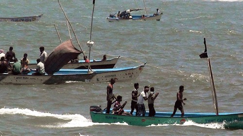 <div class="paragraphs"><p>The fishermen were arrested on February 7 off the coast of the Delft islet in Jaffna in northern Sri Lanka.</p></div>