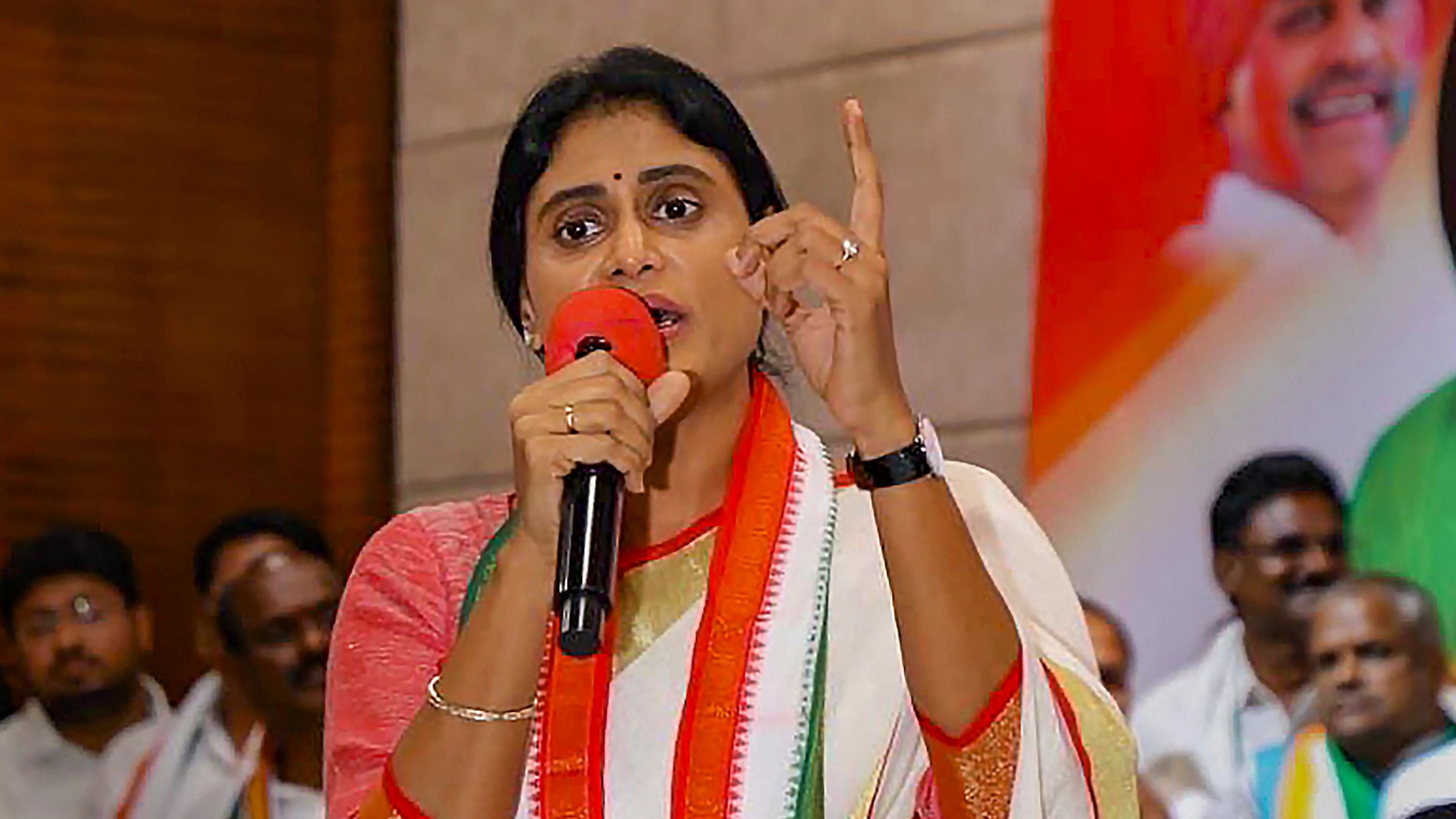 <div class="paragraphs"><p>Andhra Pradesh Congress Committee President Y S Sharmila.</p></div>