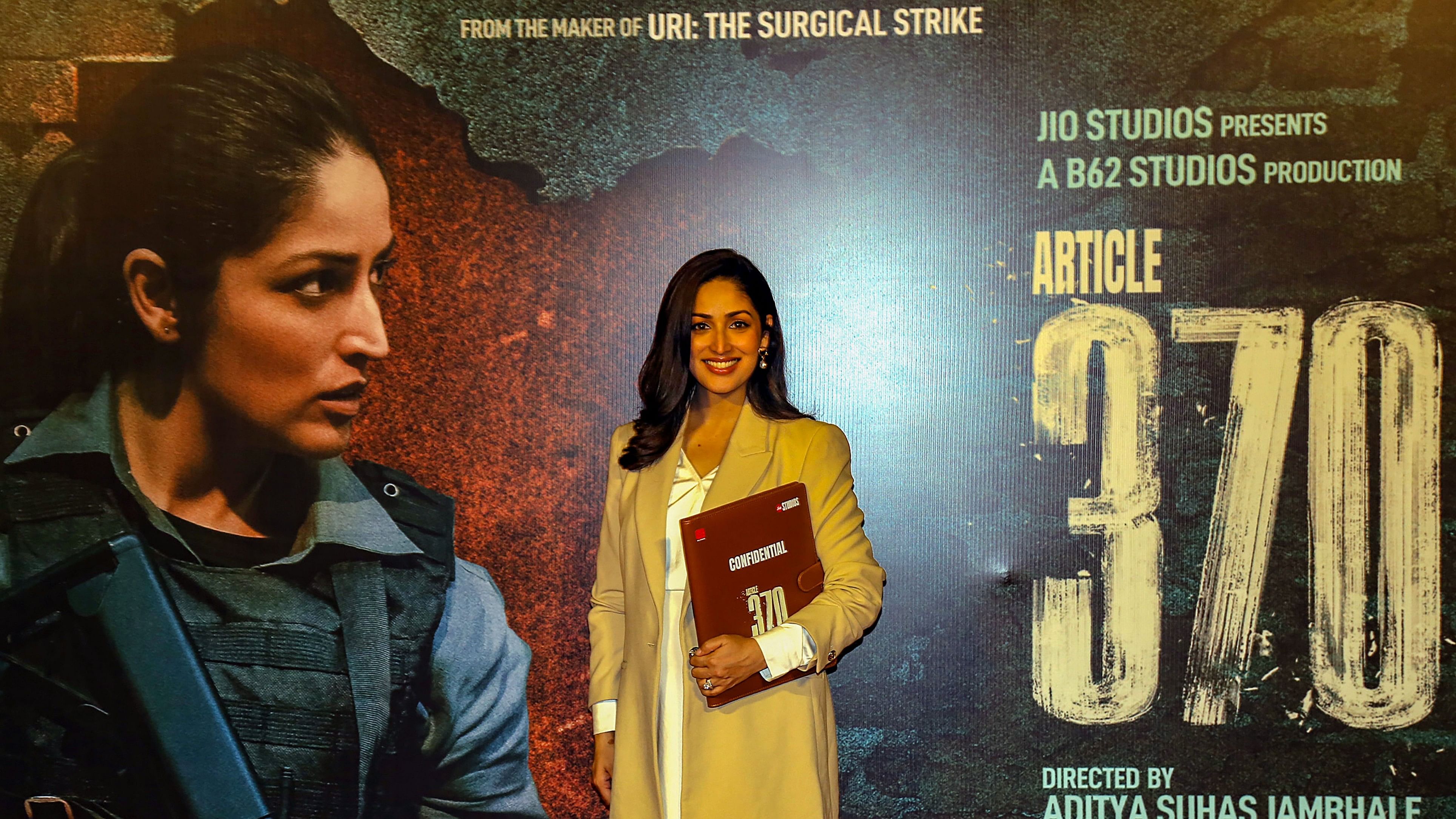 <div class="paragraphs"><p>Actor Yami Gautam during the trailer launch of  'Article 370', in Mumbai, Feb. 8, 2024. </p></div>