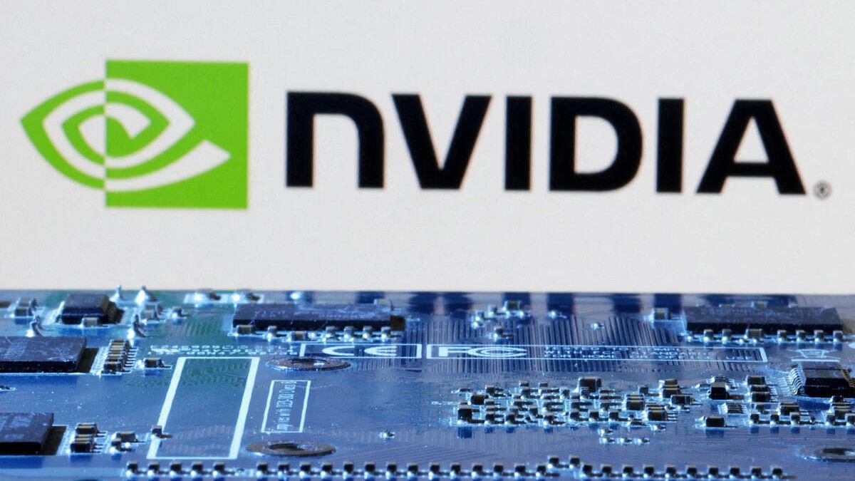 <div class="paragraphs"><p>NVIDIA logo is seen near computer motherboard in this illustration.</p></div>