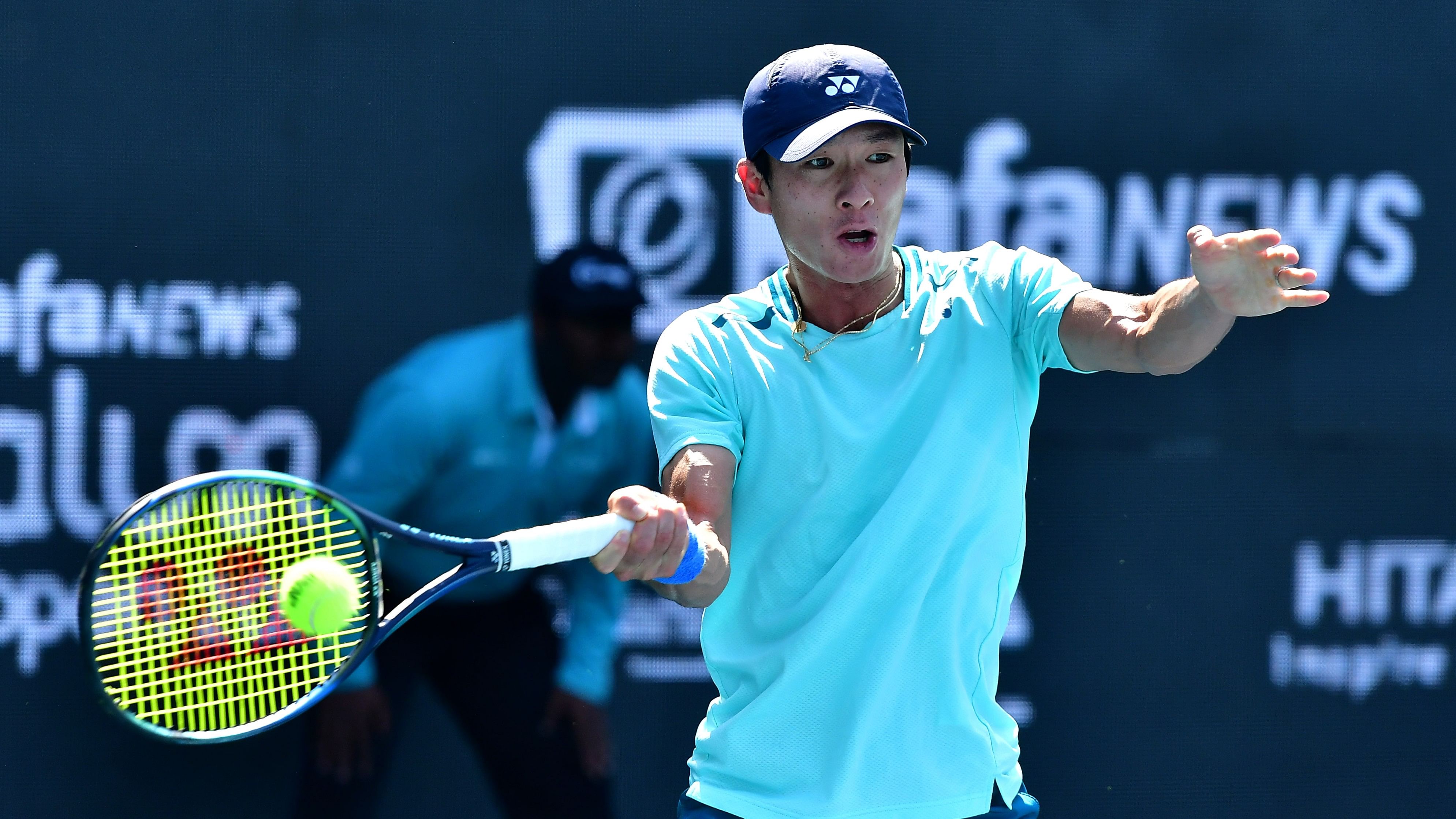 <div class="paragraphs"><p>Seongchan Hong of South Korea in action at the recently-held Bengaluru Open ATP Challenger. </p></div>