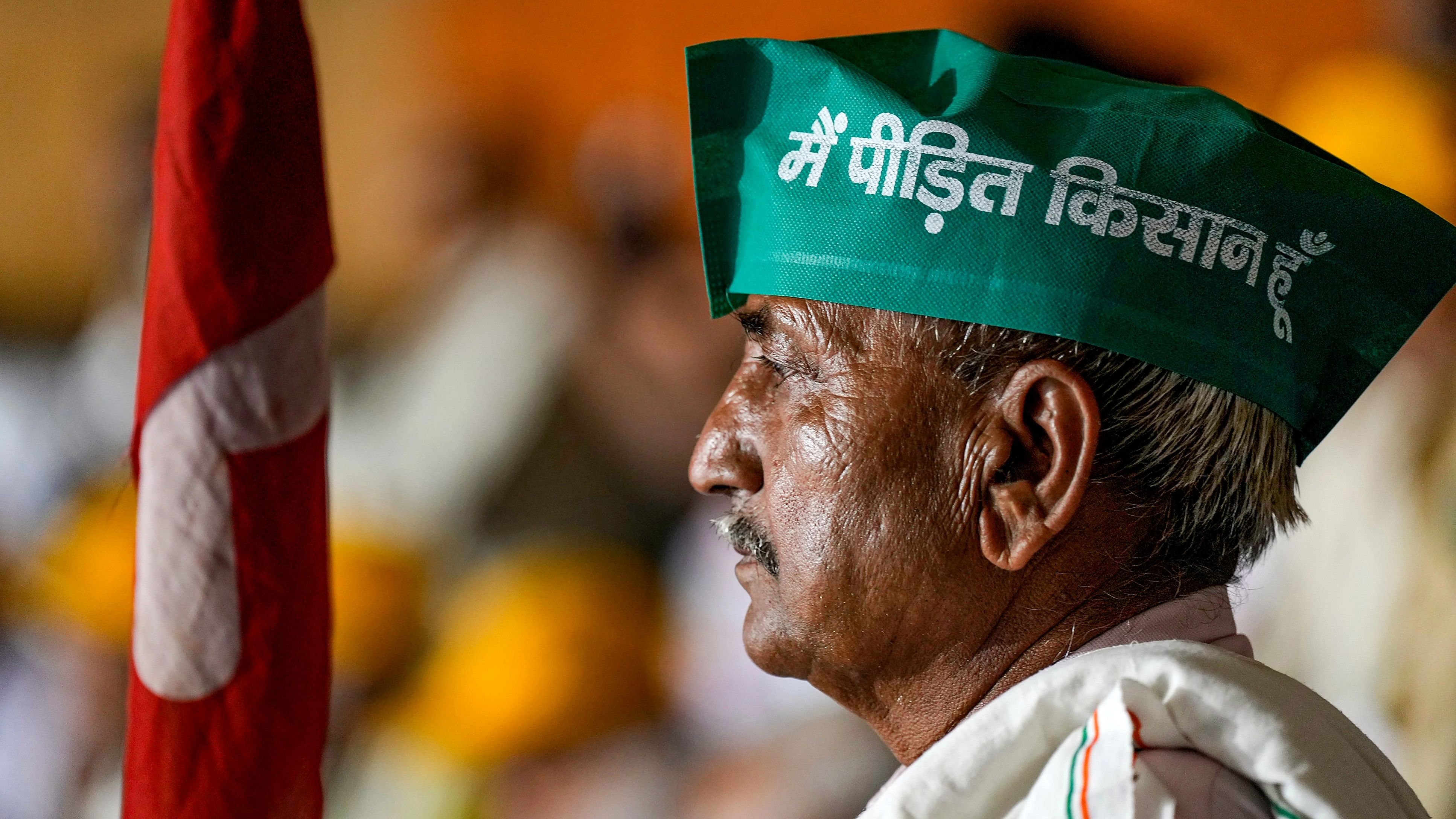 <div class="paragraphs"><p>Protesting farmer. Representative image.</p></div>