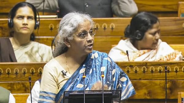 <div class="paragraphs"><p>Union Finance Minister Nirmala Sitharaman presents the Interim Budget 2024 in the Lok Sabha, at Parliament House in New Delhi, Thursday, February 1, 2024.</p></div>