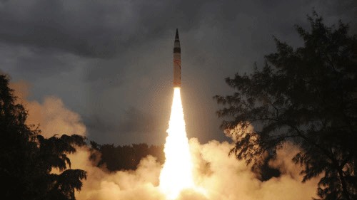 <div class="paragraphs"><p>A representative image of a missile launching.</p></div>