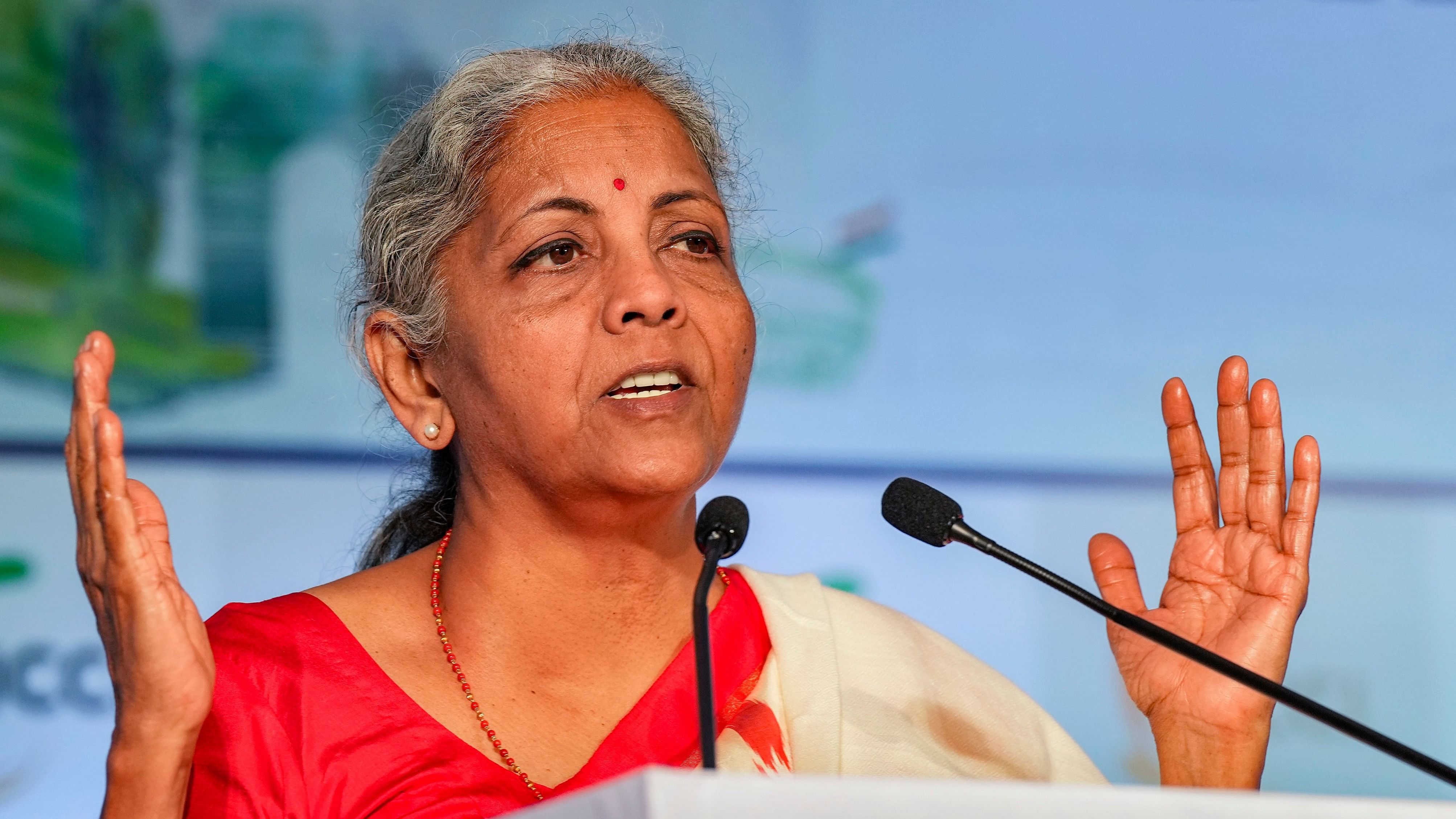 <div class="paragraphs"><p>Union Finance Minister Nirmala Sitharaman.</p></div>