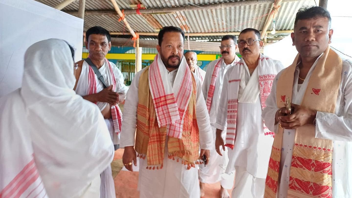 <div class="paragraphs"><p>A file photo of&nbsp;Assam Congress working president Rana Goswami (Centre)</p></div>