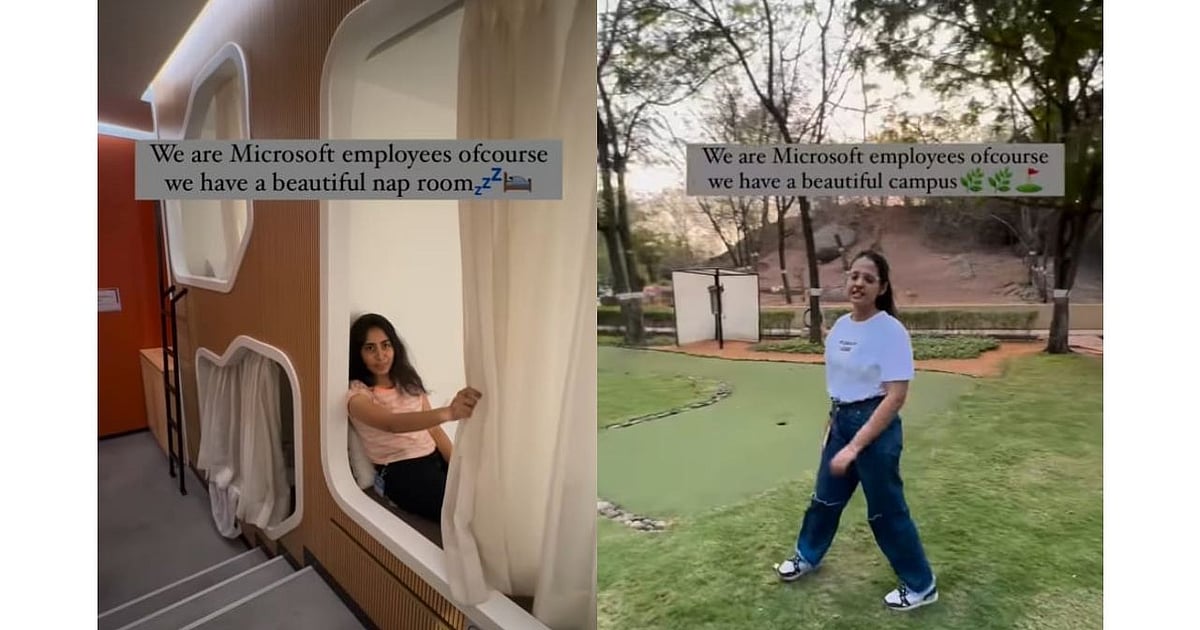 Microsoft Hyderabad office has 'nap room', employees hail 'work-life ...