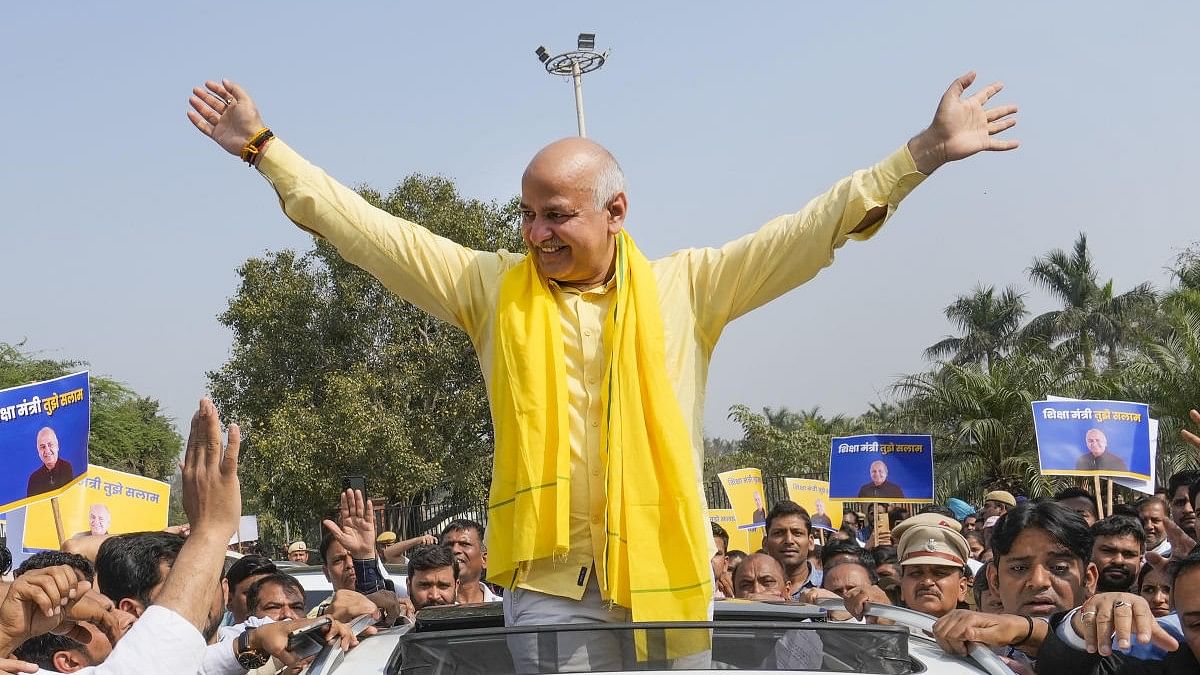 <div class="paragraphs"><p>Manish Sisodia exactly a year ago during a roadshow ahead of his questioning and arrest by the&nbsp;by CBI in the liquor policy case.</p></div>