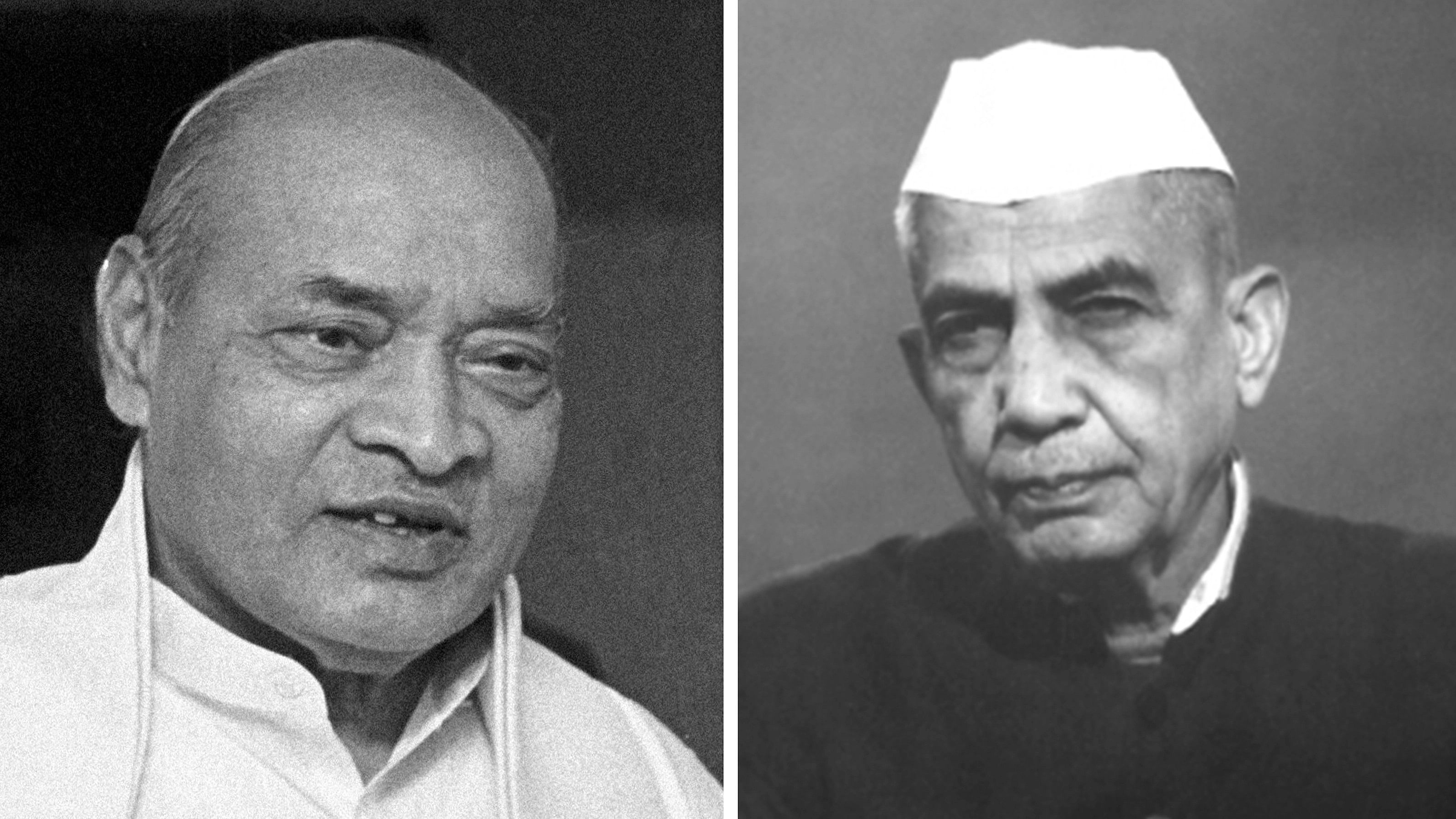 <div class="paragraphs"><p> In this combo of file photos of (L-R) former prime ministers PV Narasimha Rao and Charan Singh,  who will be honoured with the Bharat Ratna </p></div>
