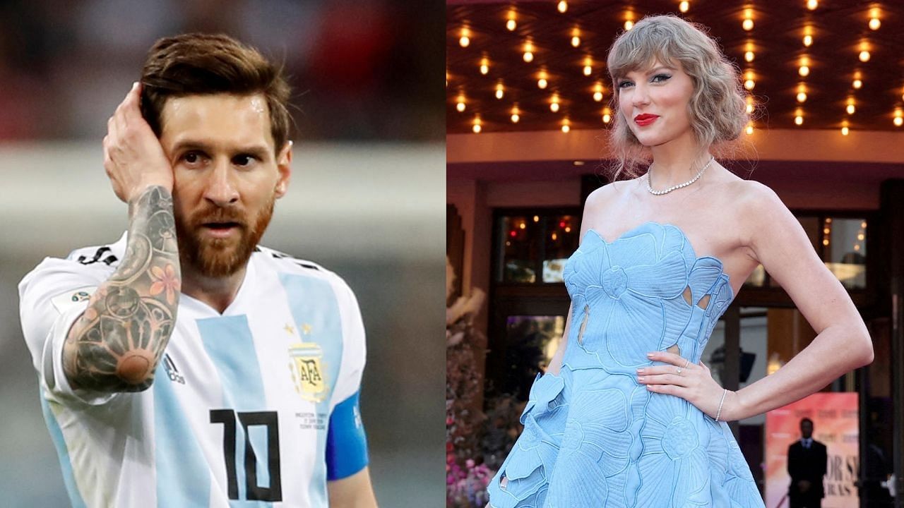 <div class="paragraphs"><p>Lionel Messi and Taylor Swift.</p></div>