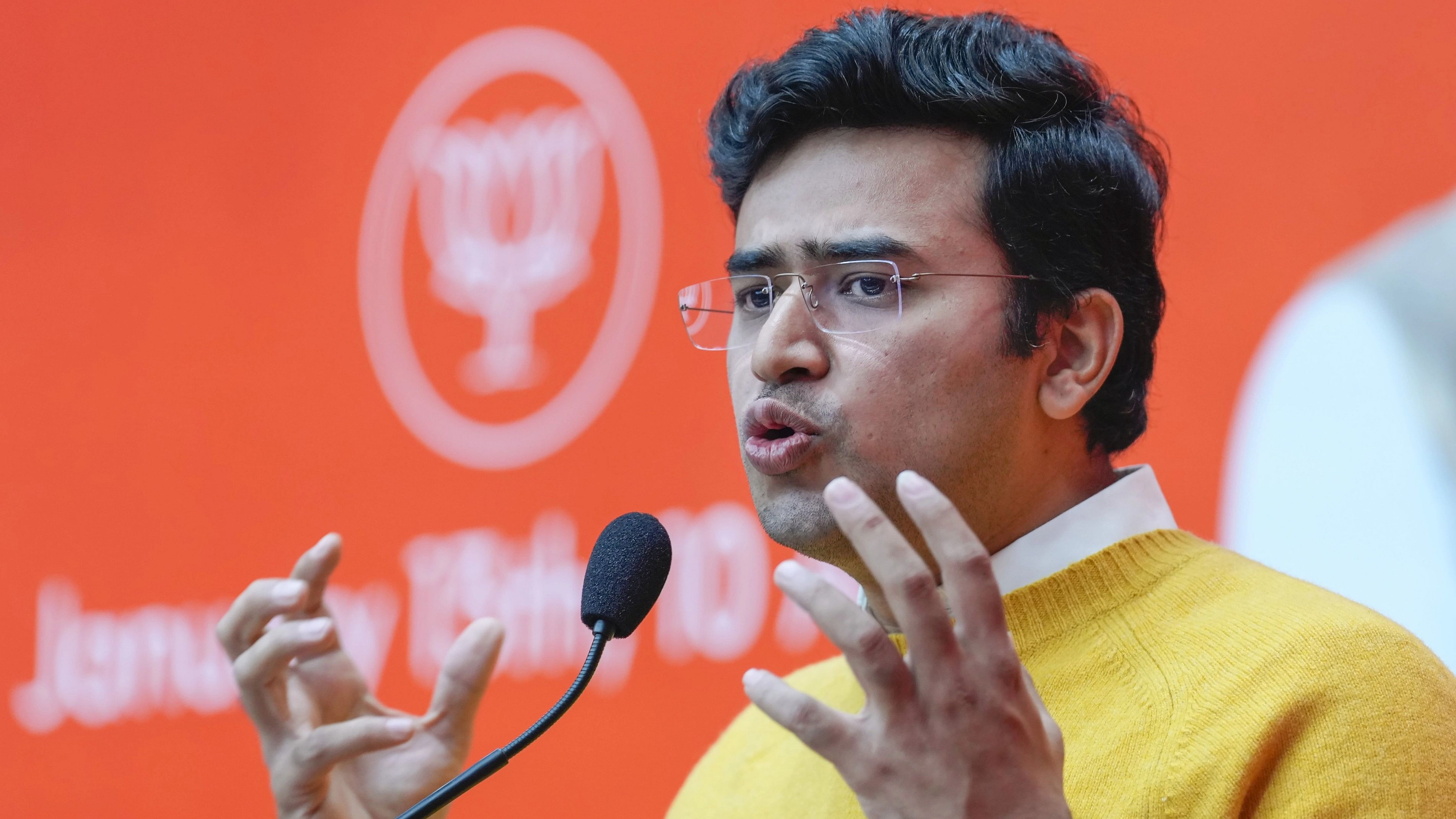 <div class="paragraphs"><p>BJP leader Tejasvi Surya </p></div>