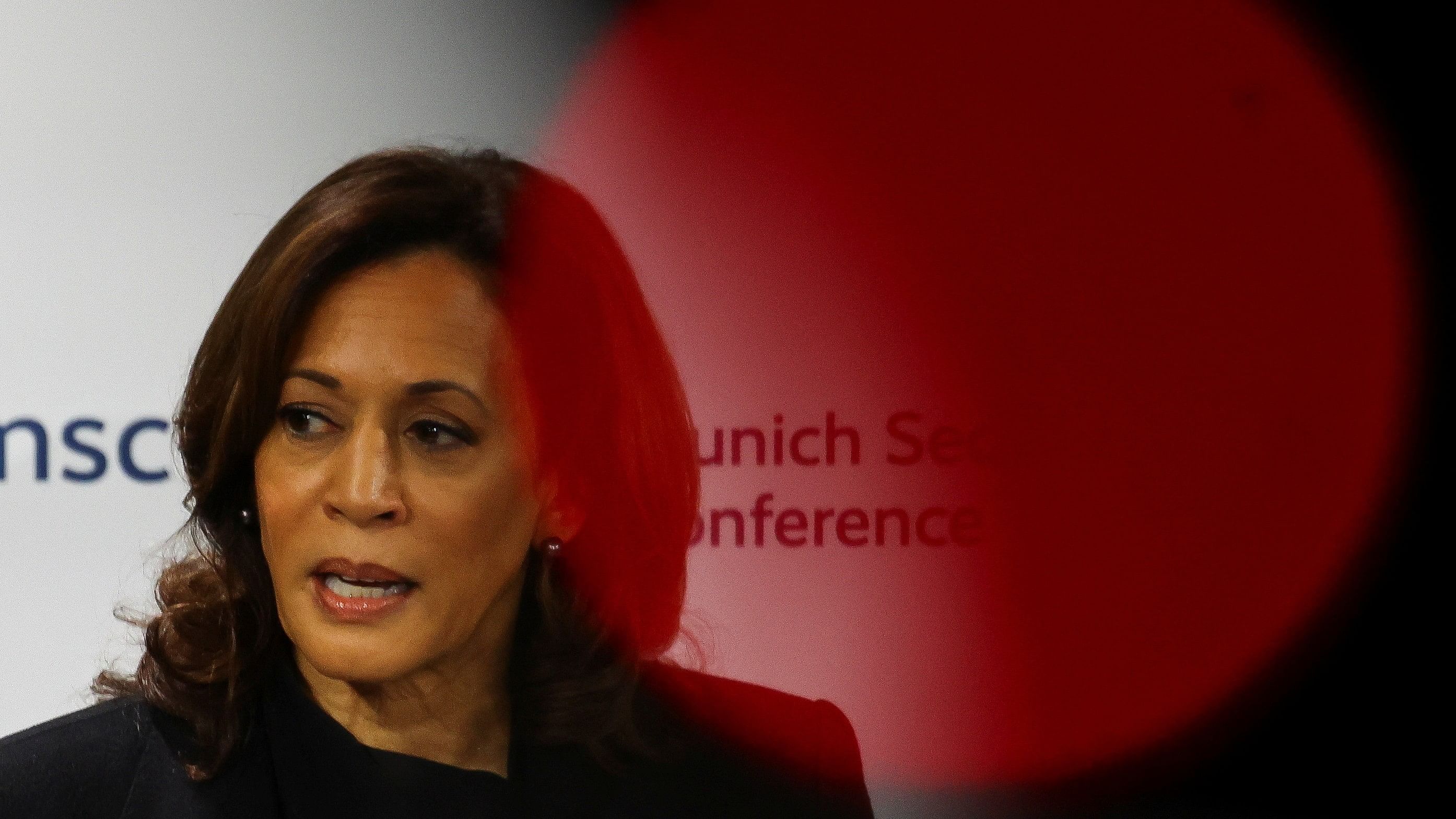 <div class="paragraphs"><p>U.S. Vice President Kamala Harris speaks during the Munich Security Conference  in Munich, Germany February 16, 2024. </p></div>