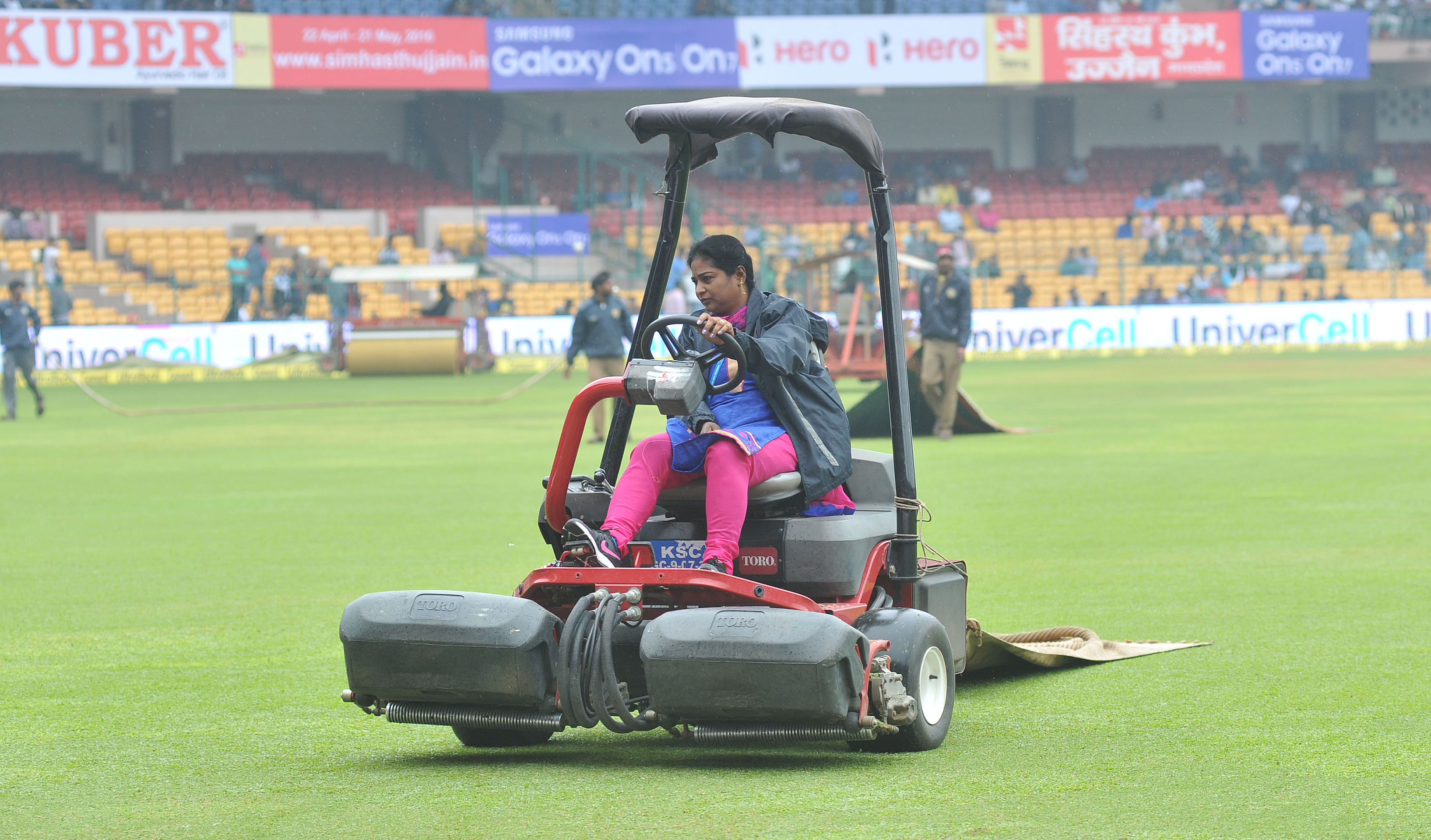 <div class="paragraphs"><p>India's first woman curator Jacintha Kalyan will be overseeing pitch preparations for the Bengaluru leg of the Women's Premier League, starting at the M Chinnaswamy Stadium from Friday. </p></div>