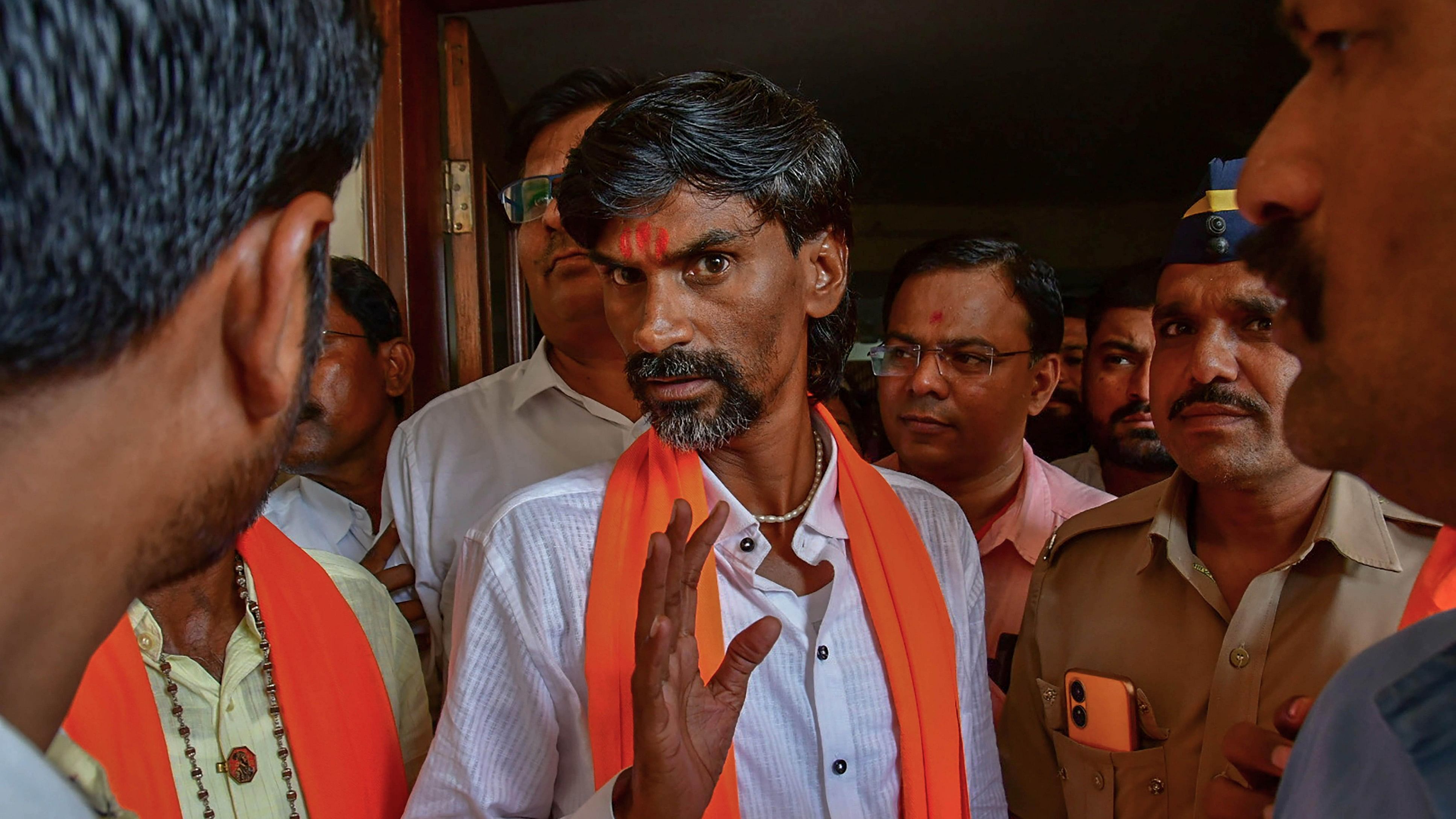 <div class="paragraphs"><p>A file photo of&nbsp;Maratha quota activist Manoj Jarange-Patil.</p></div>