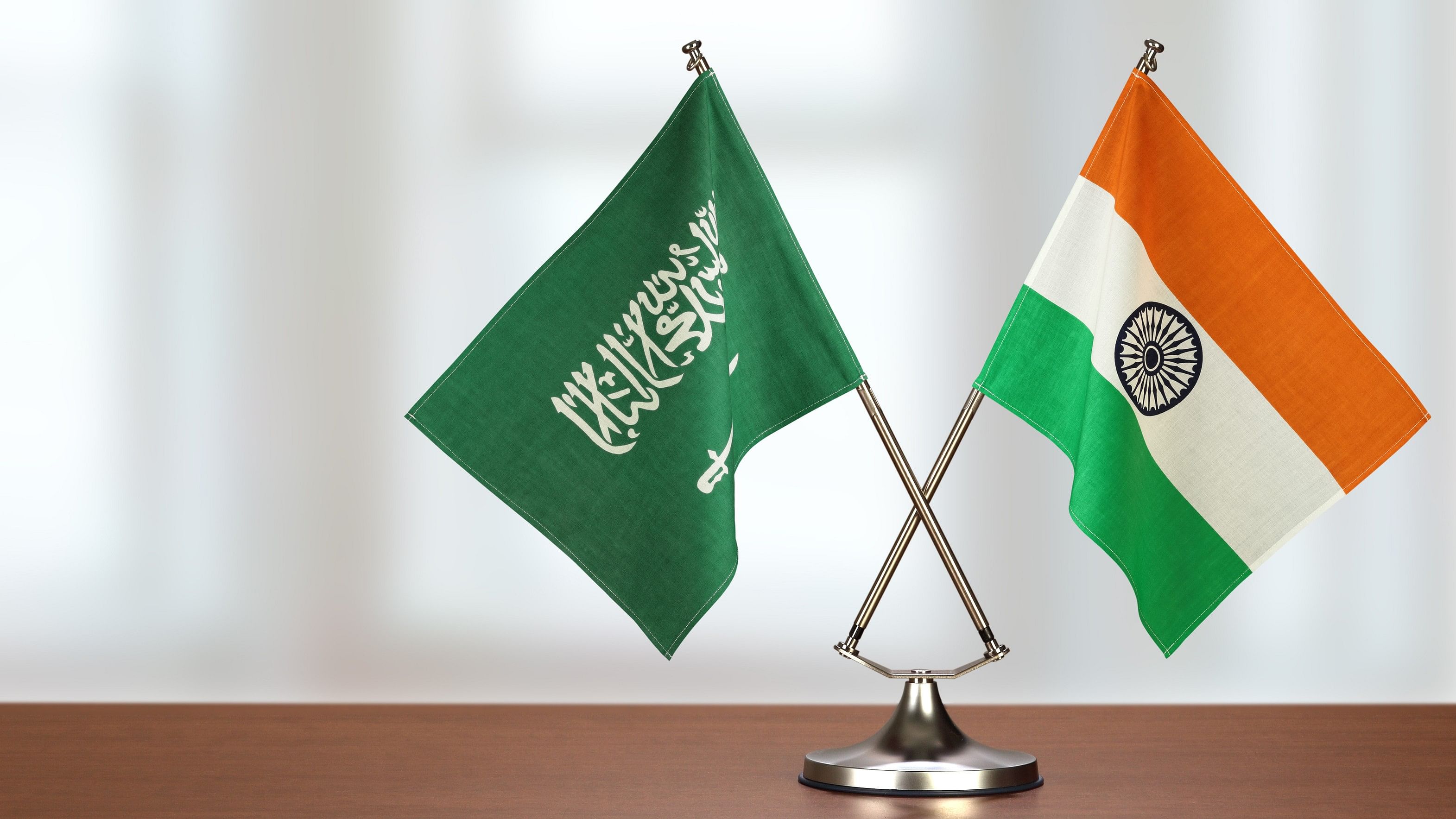 <div class="paragraphs"><p>National flags of India and Saudi Arabia. Image for representational purposes.</p></div>