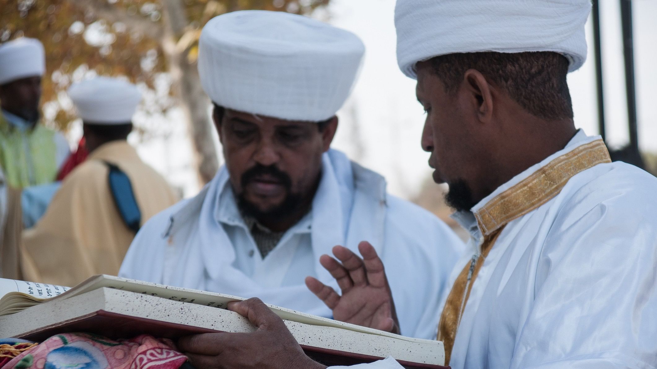 <div class="paragraphs"><p>Representative image showing&nbsp;Kessim, religious leaders of the Ethiopian Jews, prepare for the Sigd prayers in Jerusalem, Israel. The Sigd is an annual holiday of the Ethiopian Jews.</p></div>
