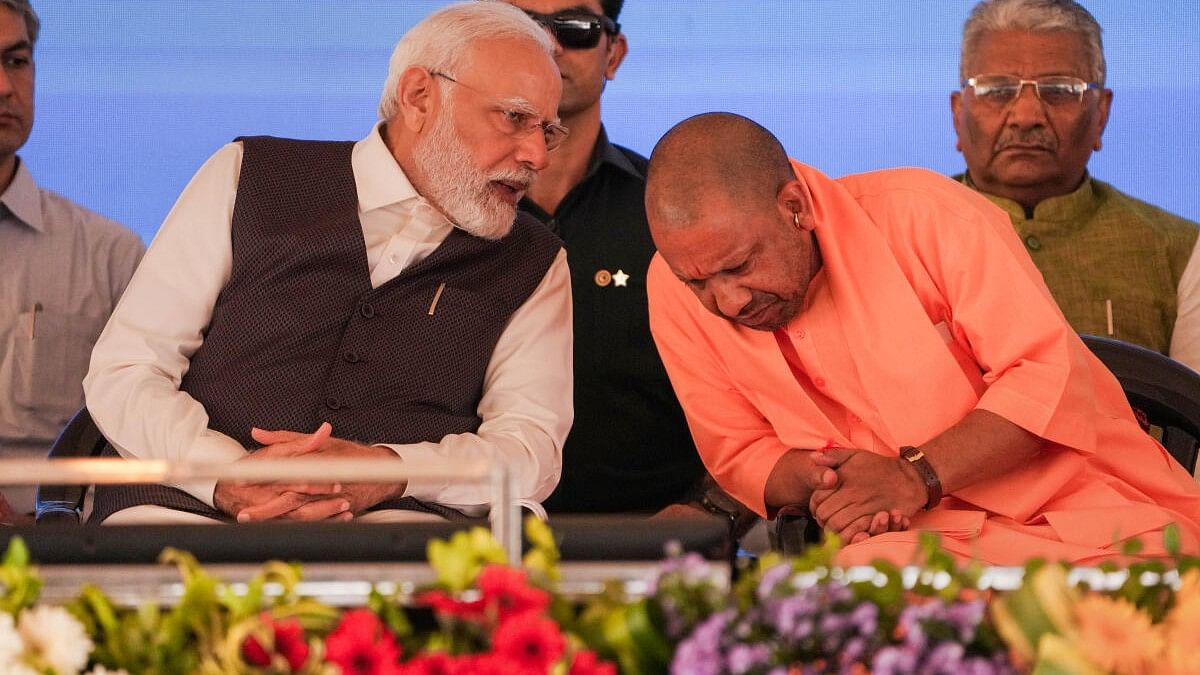 <div class="paragraphs"><p>Narendra Modi (left) and Yogi Adityanath (right).</p></div>