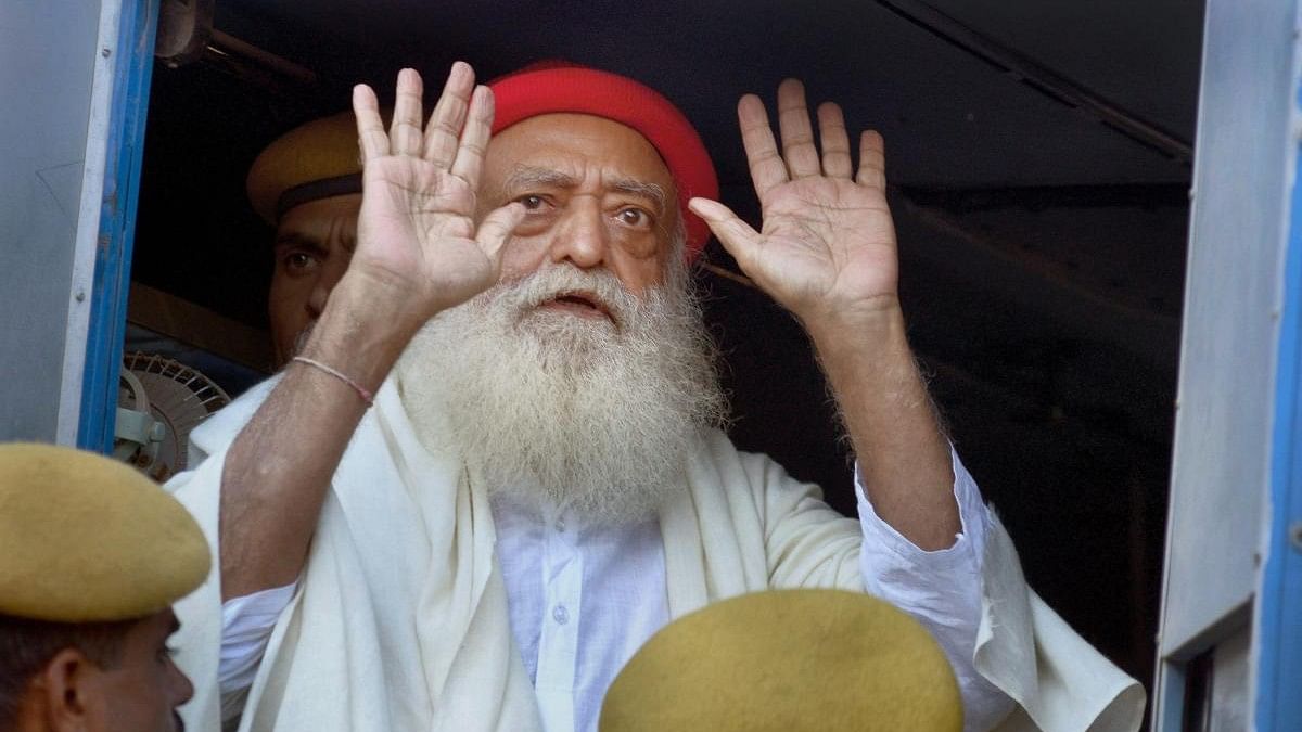 <div class="paragraphs"><p>A file photo of jailed self-styled godman Asaram Bapu.</p></div>