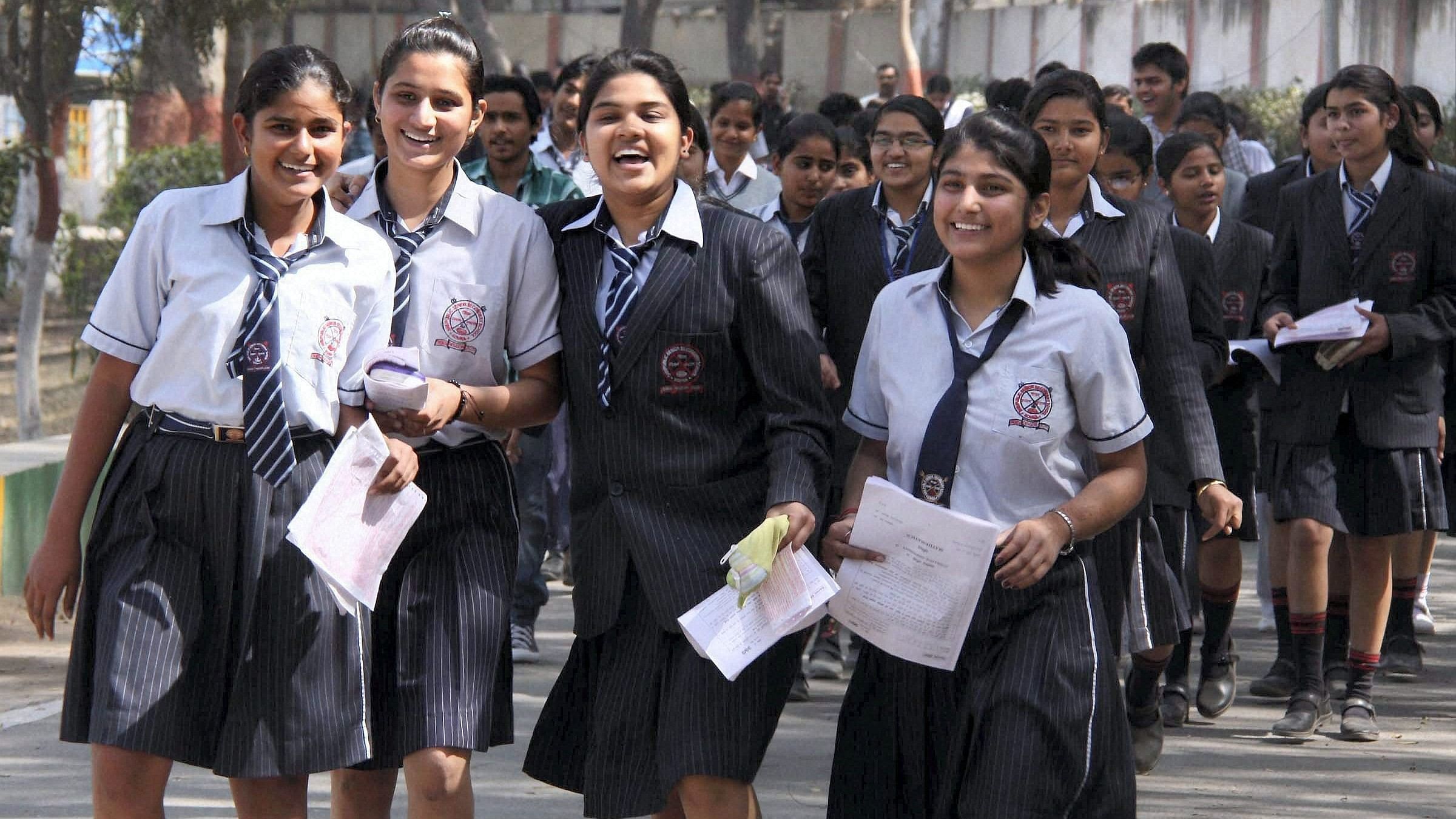 <div class="paragraphs"><p> 10th standard students outside a board exam centre. Representative image.</p></div>