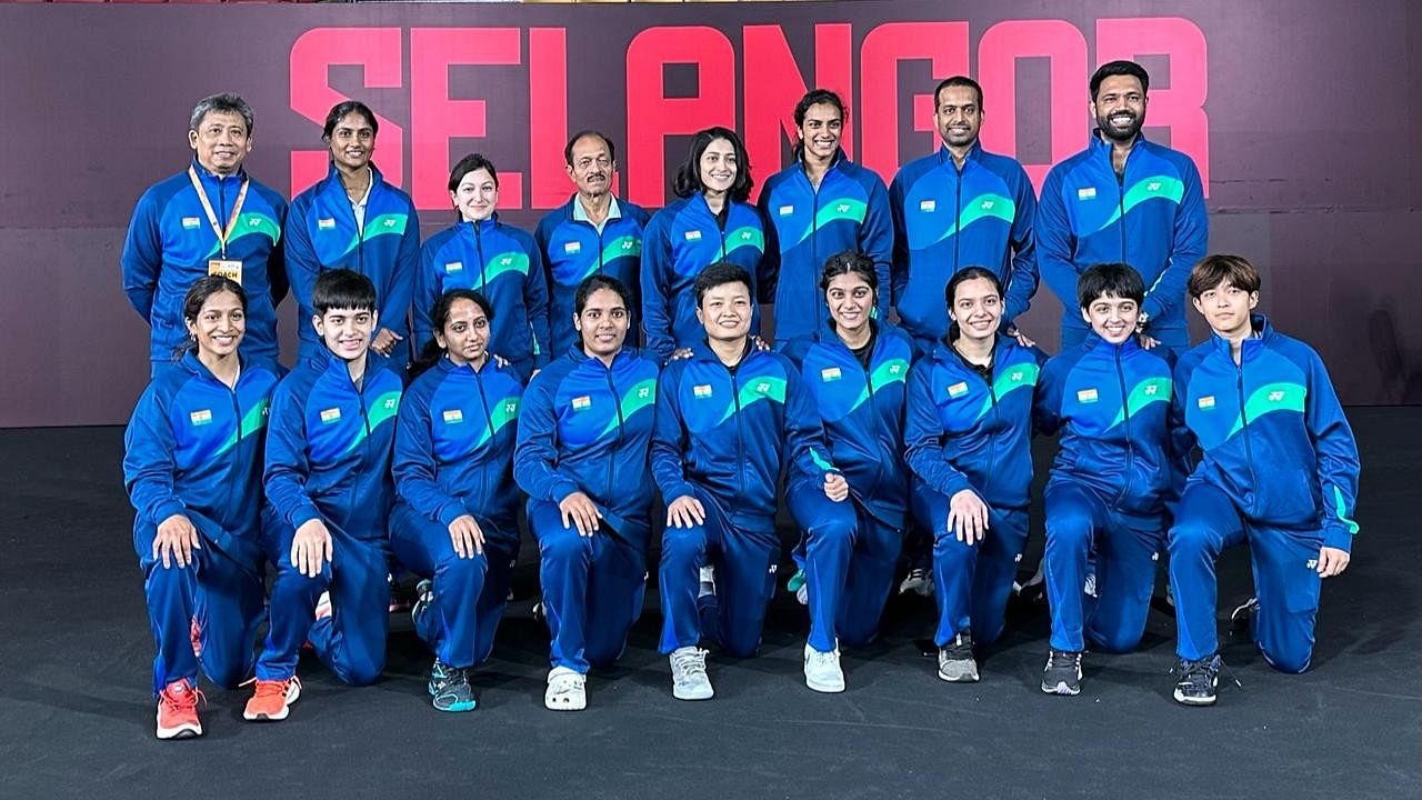 <div class="paragraphs"><p>The Indian squad at Badminton Asia Team Championships (Women).</p></div>
