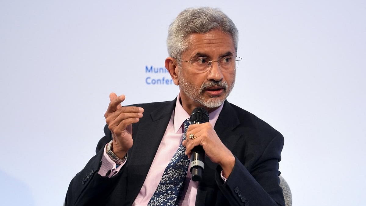 <div class="paragraphs"><p>Indian Foreign Minister Subrahmanyam Jaishankar speaks during the annual Munich Security Conference.</p></div>