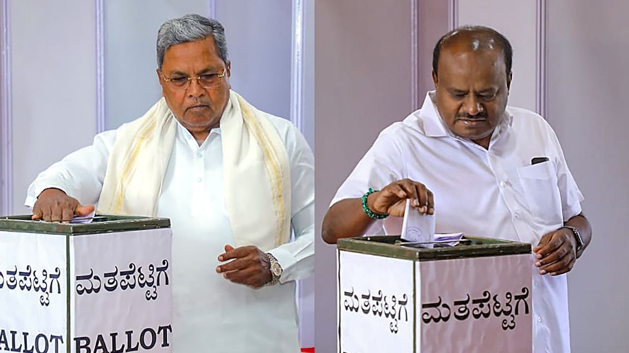 <div class="paragraphs"><p>Voting is under way for four Rajya Sabha seats in Karnataka. </p><p></p></div>