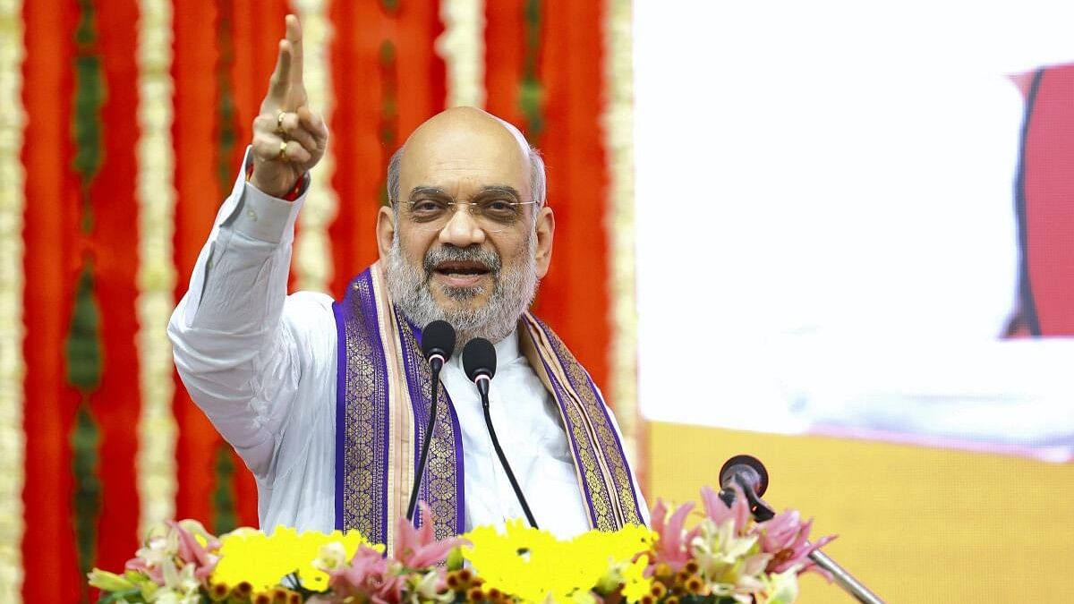 <div class="paragraphs"><p>Home Minister Amit Shah said the government led by Prime Minister Narendra Modi is determined to uproot terrorism.</p></div>