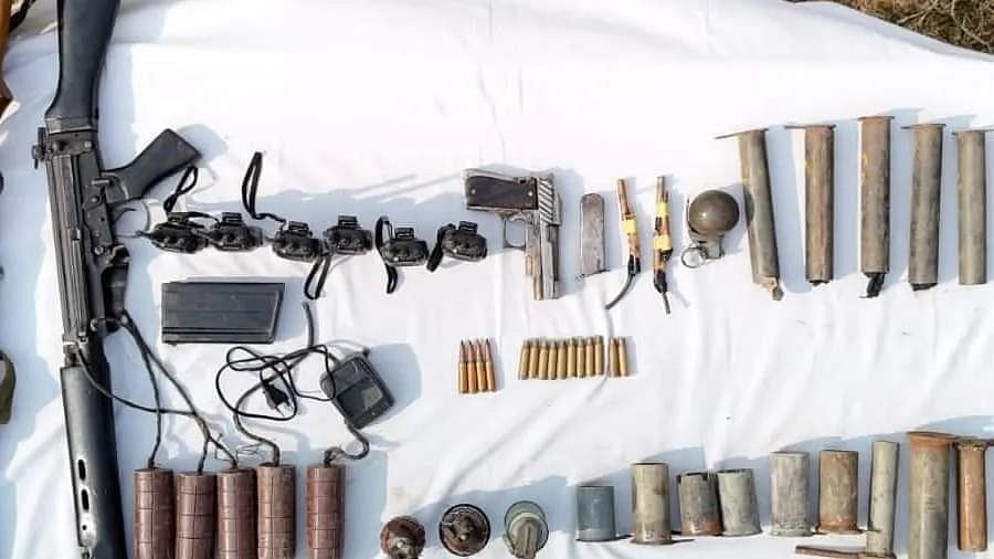 <div class="paragraphs"><p>Weapons recovered by the security forces in Manipur.</p></div>