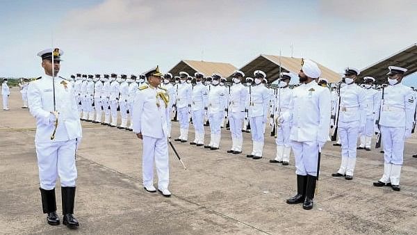 <div class="paragraphs"><p>Indian Navy officers from the&nbsp;Eastern Naval Command.</p></div>