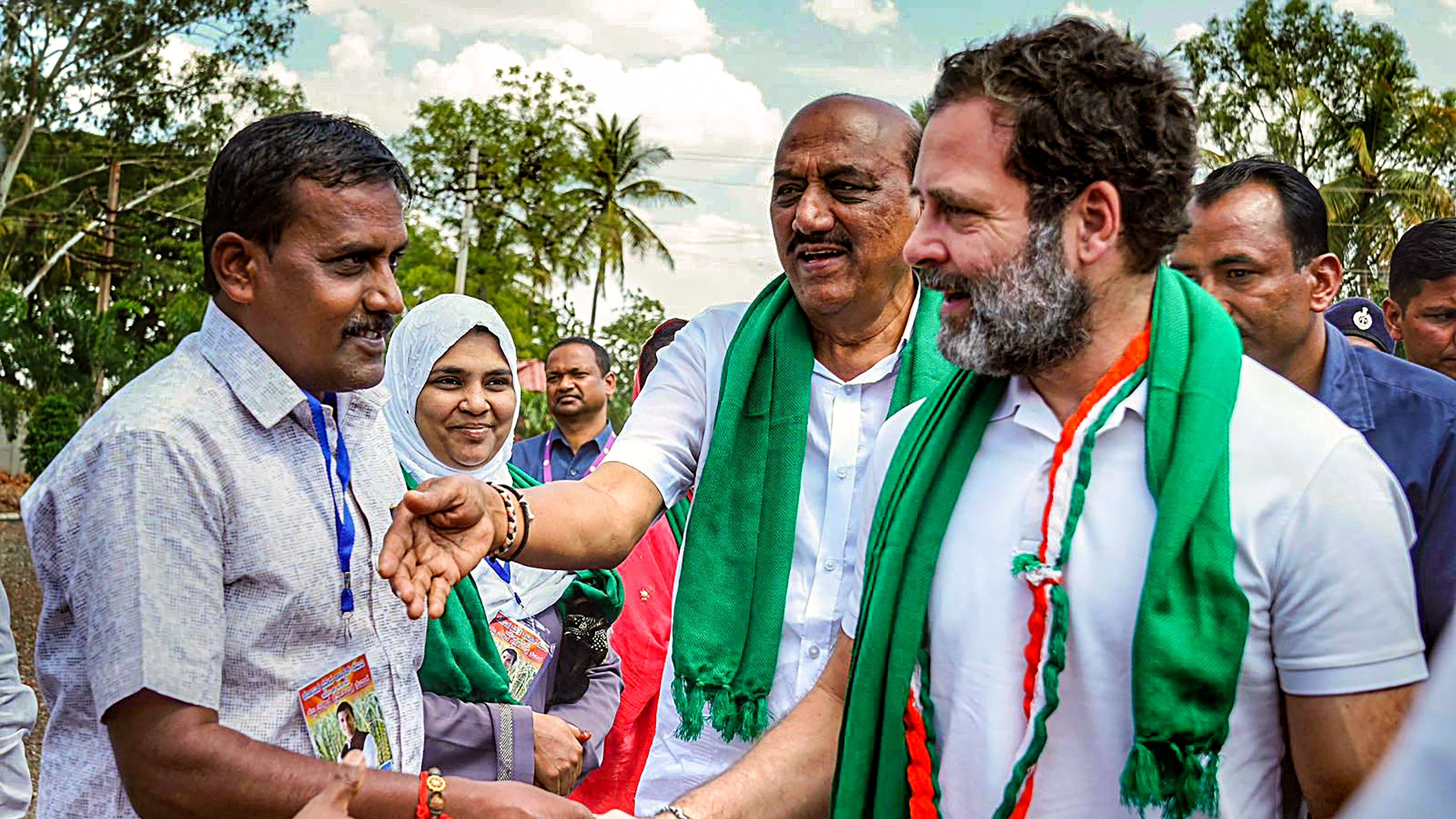 <div class="paragraphs"><p>A file photo of Congress leader Rahul Gandhi during an interaction with  farmers in Belagavi district.</p></div>