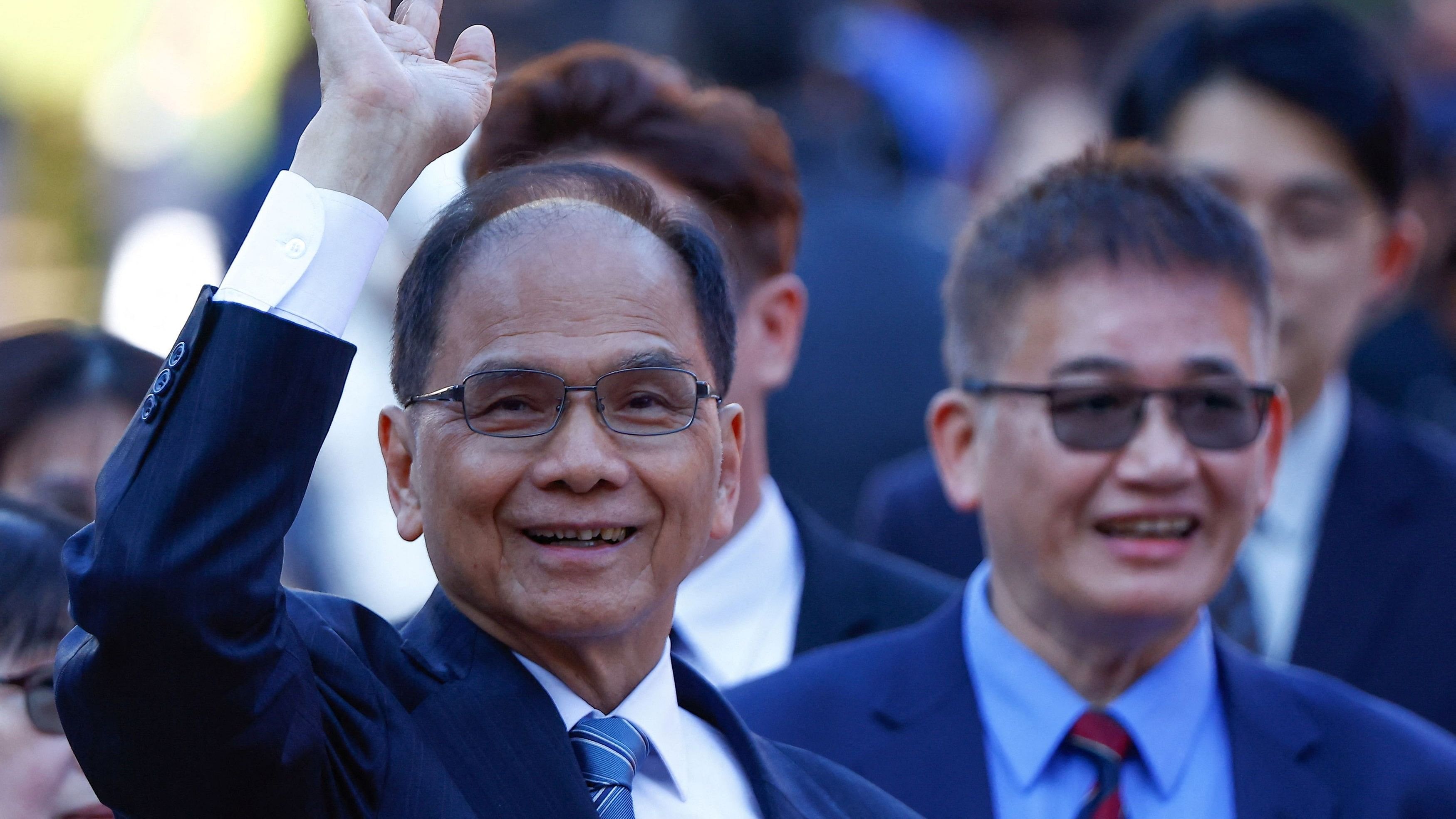 <div class="paragraphs"><p>You Si-kun, the parliament speaker candidate for Taiwan's ruling party the Democratic Progressive Party's  arrives at the parliament in Taipei, Taiwan.</p></div>