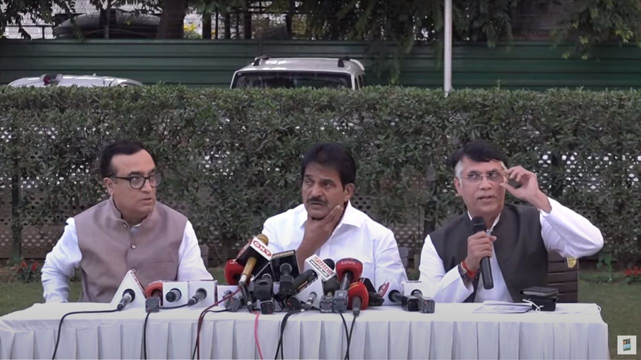 <div class="paragraphs"><p>Congress General Secretary K C Venugopal, Treasurer Ajay Maken and Media and Publicity Department chief Pawan Khera announced the party's second list.</p></div>