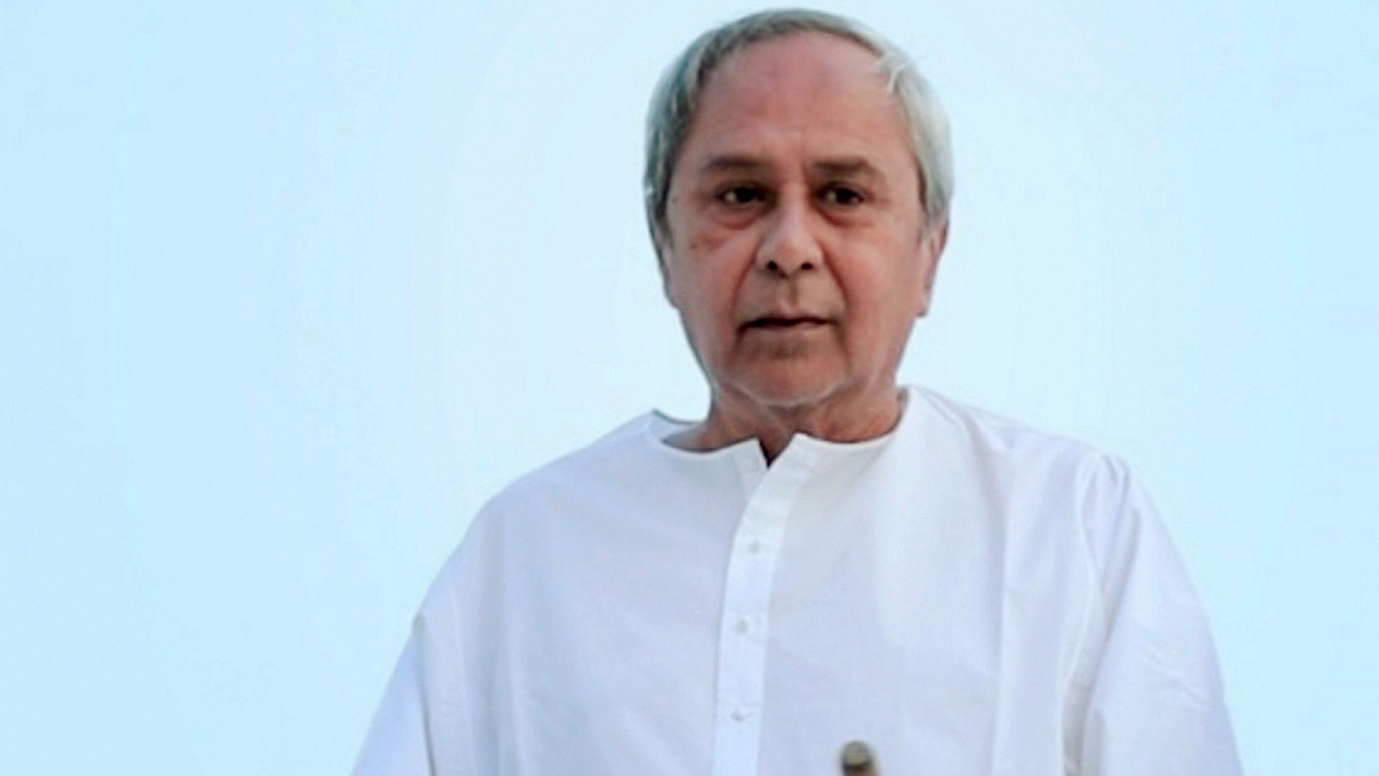 <div class="paragraphs"><p>File photo of&nbsp;Odisha Chief Minister Naveen Patnaik ringing a bell as a gesture to show gratitude to the helpers.</p></div>