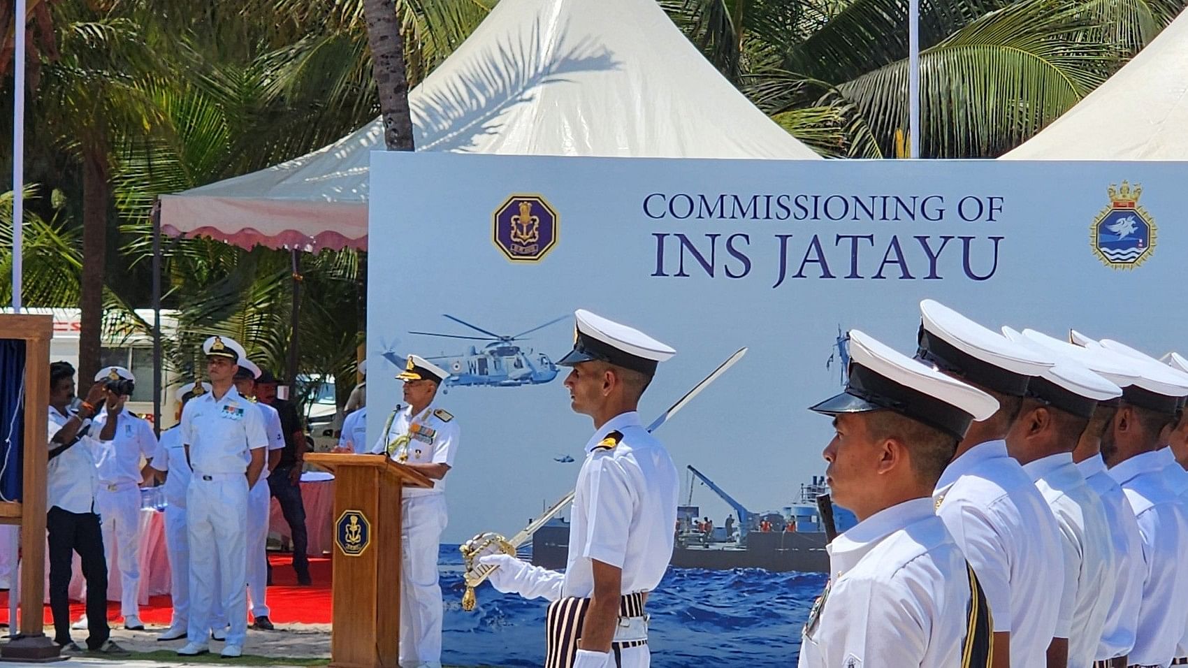 <div class="paragraphs"><p>Commissioning of INS Jatayu</p></div>