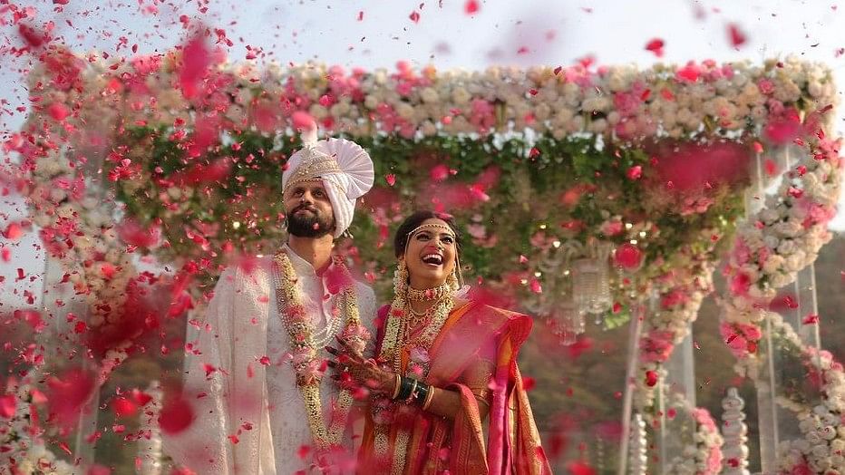 Pooja Sawant, Siddesh Chavan tie the knot in a dreamy ceremony; See Pics