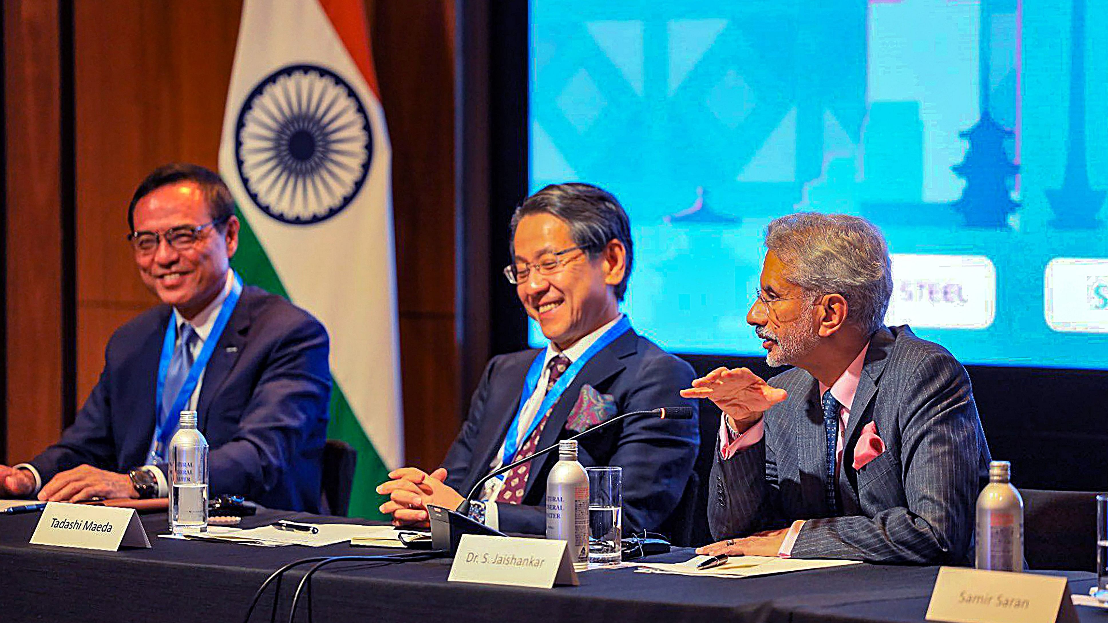 <div class="paragraphs"><p> External Affairs Minister S Jaishankar during the Raisina Roundtable, in Tokyo, Japan, </p></div>