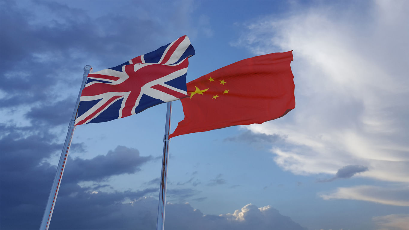 <div class="paragraphs"><p>UK and China flags. (Representative Image)</p></div>