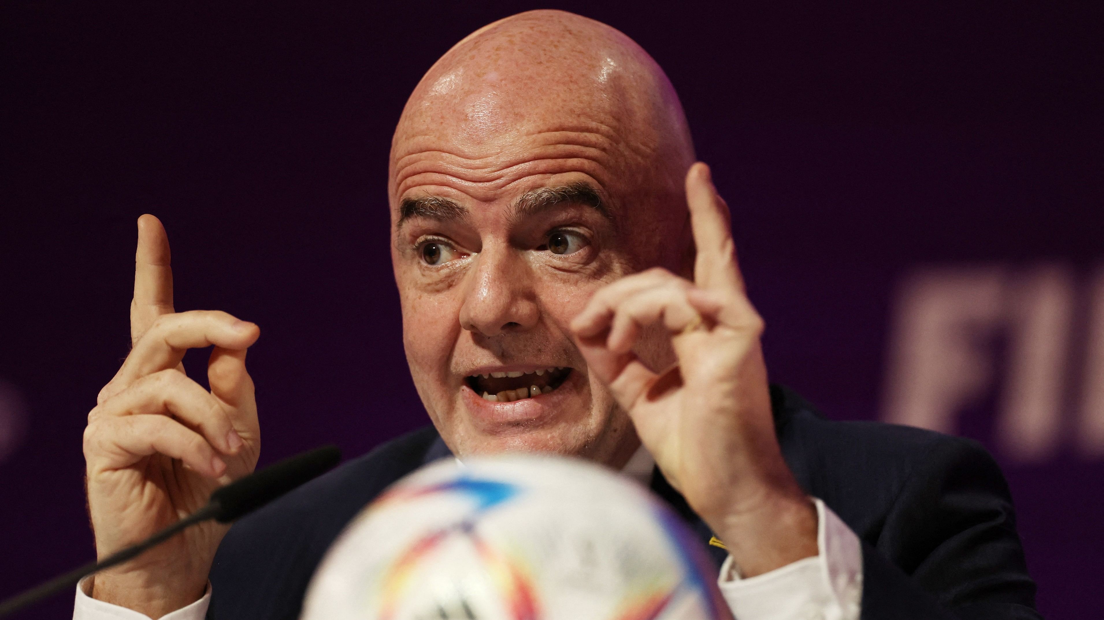 <div class="paragraphs"><p>File photo of&nbsp;FIFA president Gianni Infantino</p></div>