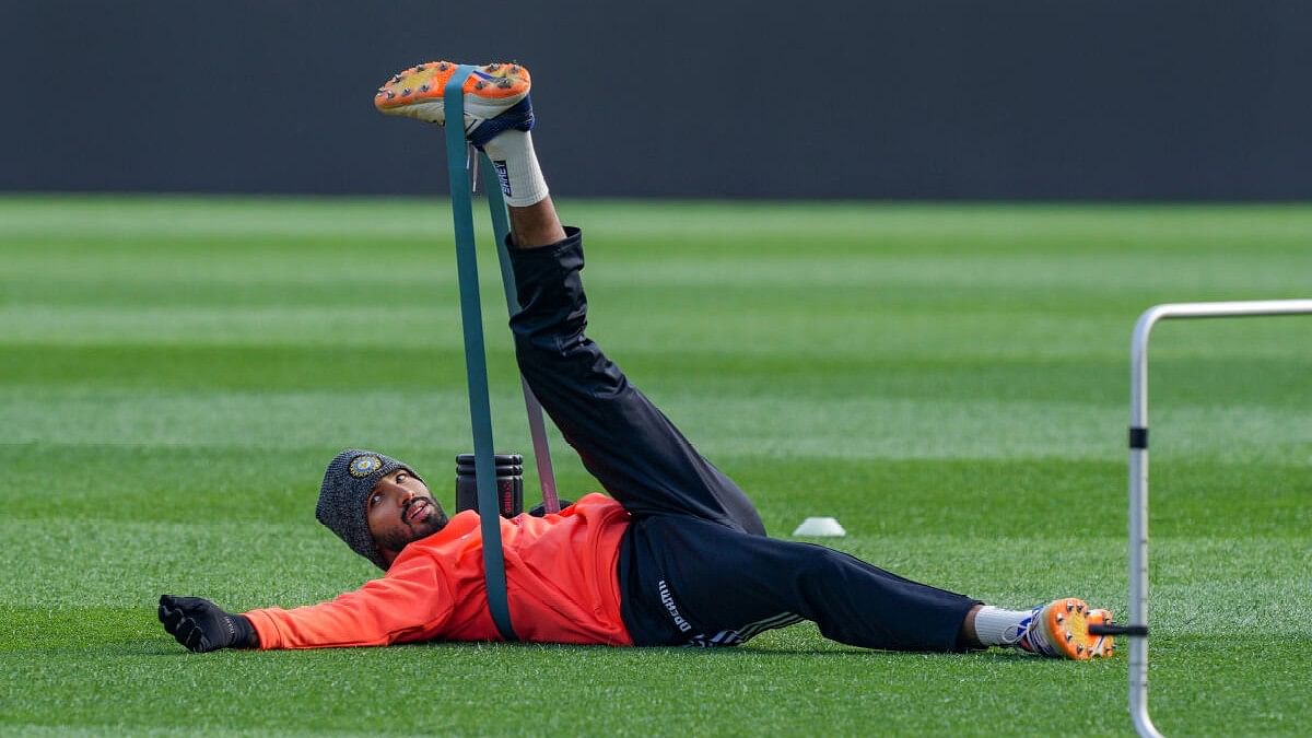 <div class="paragraphs"><p>Devdutt Padikkal during a training session ahead of the fifth Test cricket match between India and England, in Dharamshala.</p></div>