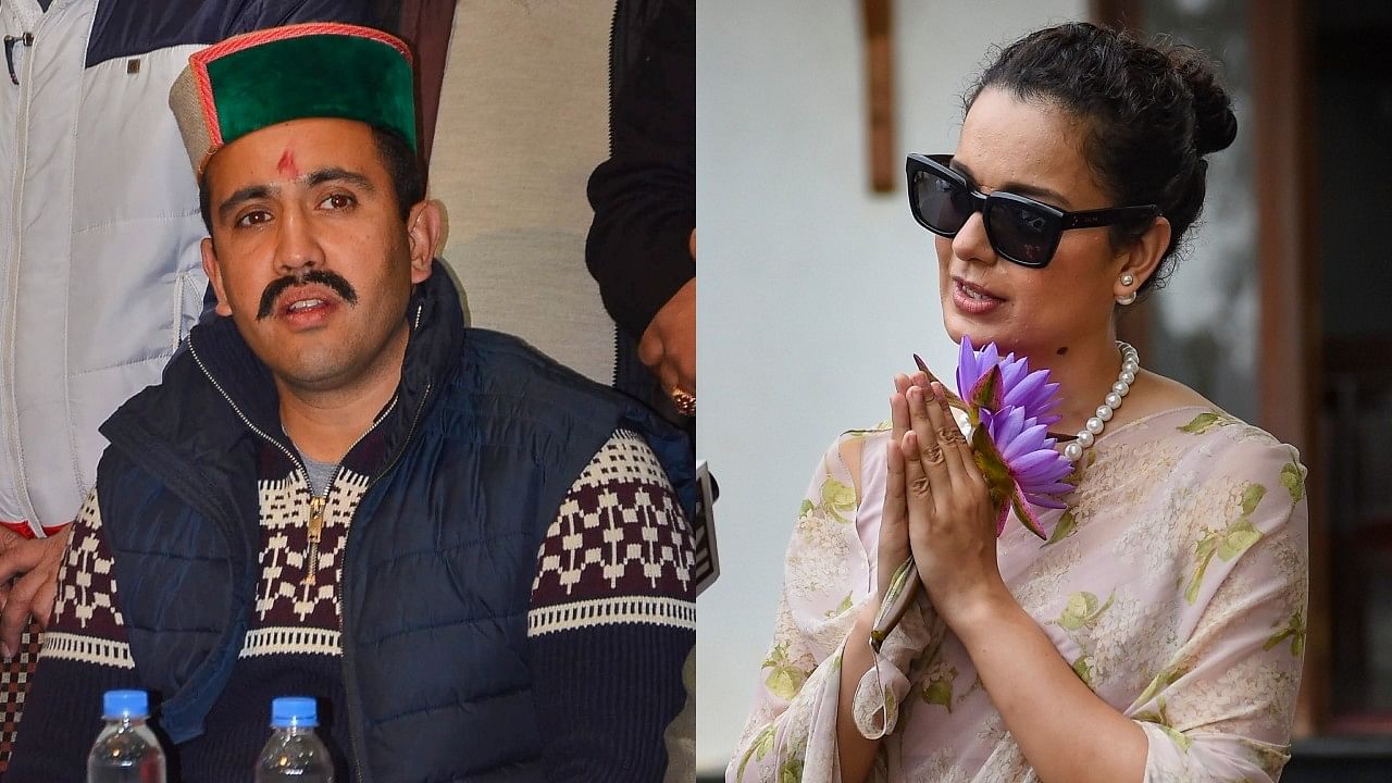 <div class="paragraphs"><p>(L to R) File photo of&nbsp;Himachal Pradesh minister Vikramaditya Singh;&nbsp;BJP's Mandi candidate Kangana Ranaut</p></div>