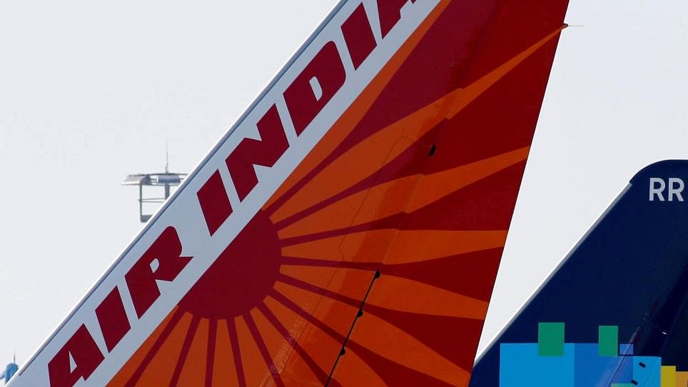 <div class="paragraphs"><p>The logo of Air India.</p></div>