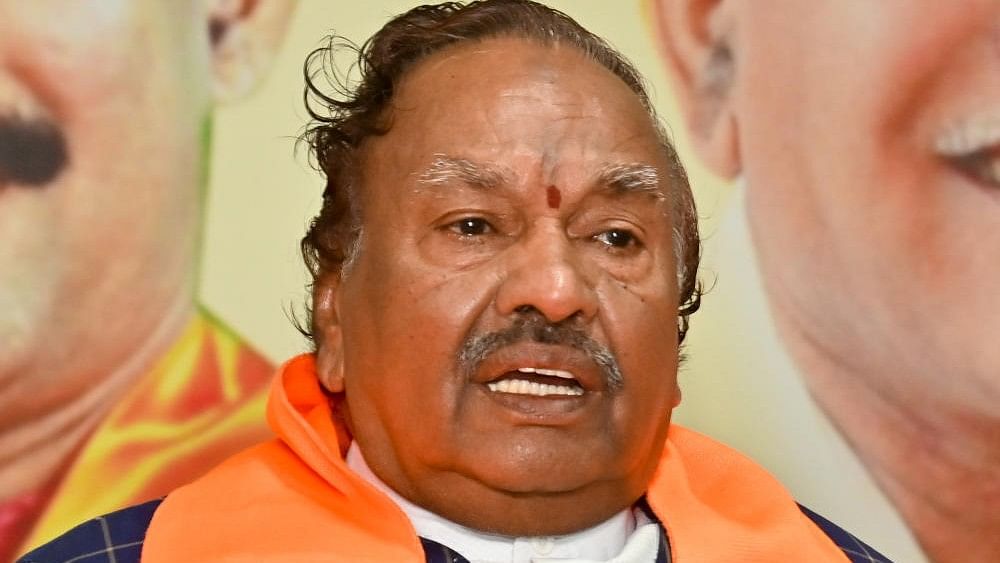 <div class="paragraphs"><p>Former Karnataka minister K S Eshwarappa.</p></div>