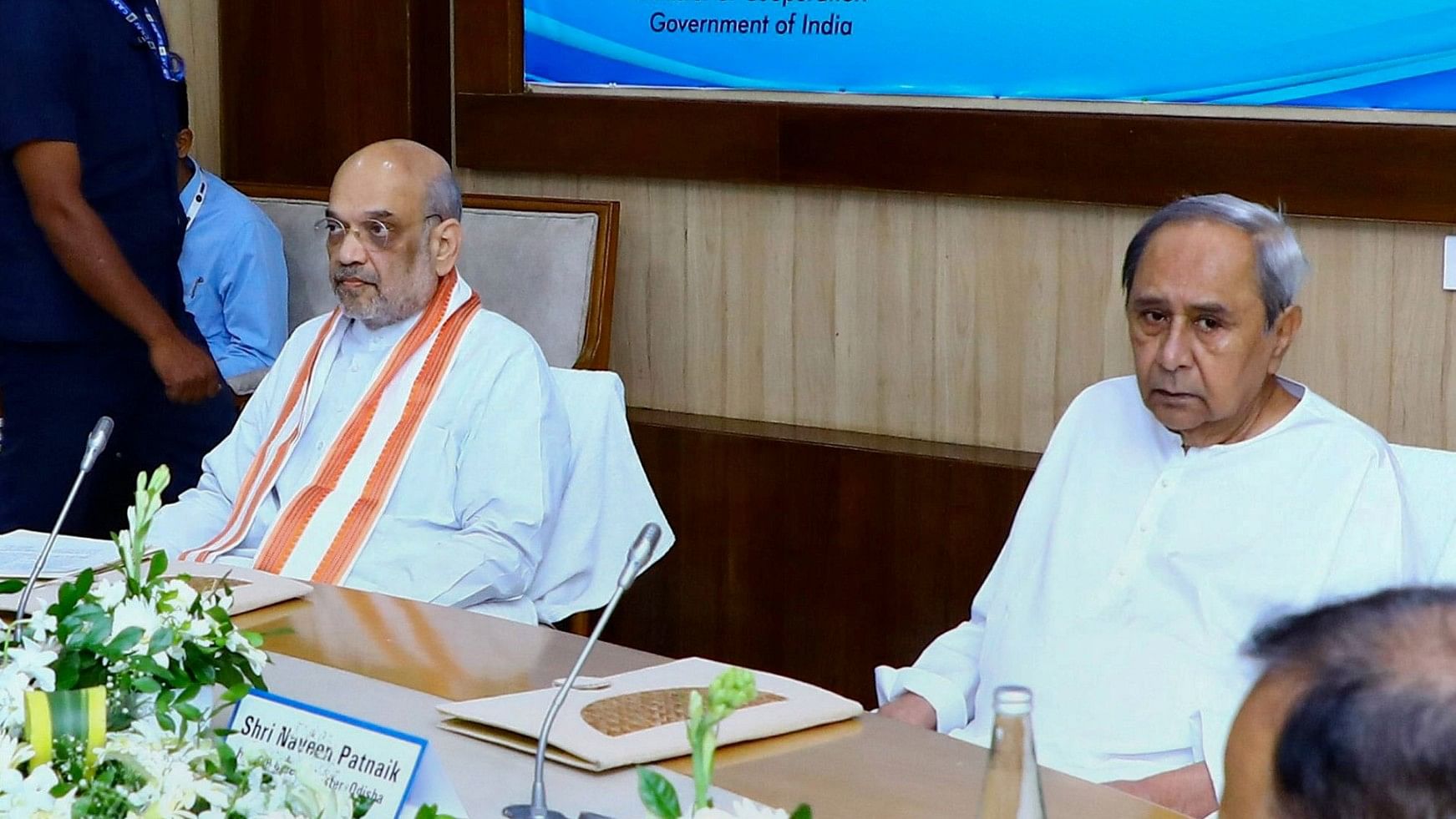 <div class="paragraphs"><p>File photo of Union Home Minister Amit Shah with Odisha Chief Minister Naveen Patnaik </p></div>
