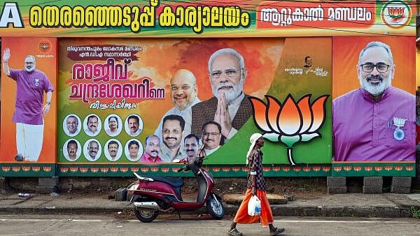 <div class="paragraphs"><p>Prime Minister Narendra Modi praised&nbsp;BJP's booth level 'karyakartas' in Kerala for their campaign efforts for the coming Lok Sabha polls.&nbsp;</p></div>