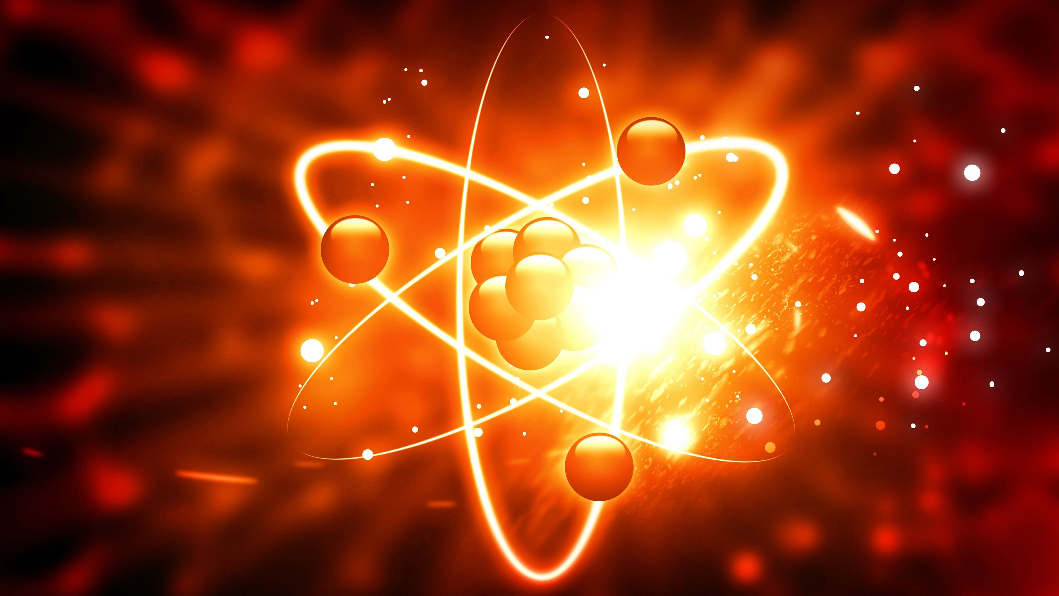 <div class="paragraphs"><p>Atom on abstract background. </p></div>