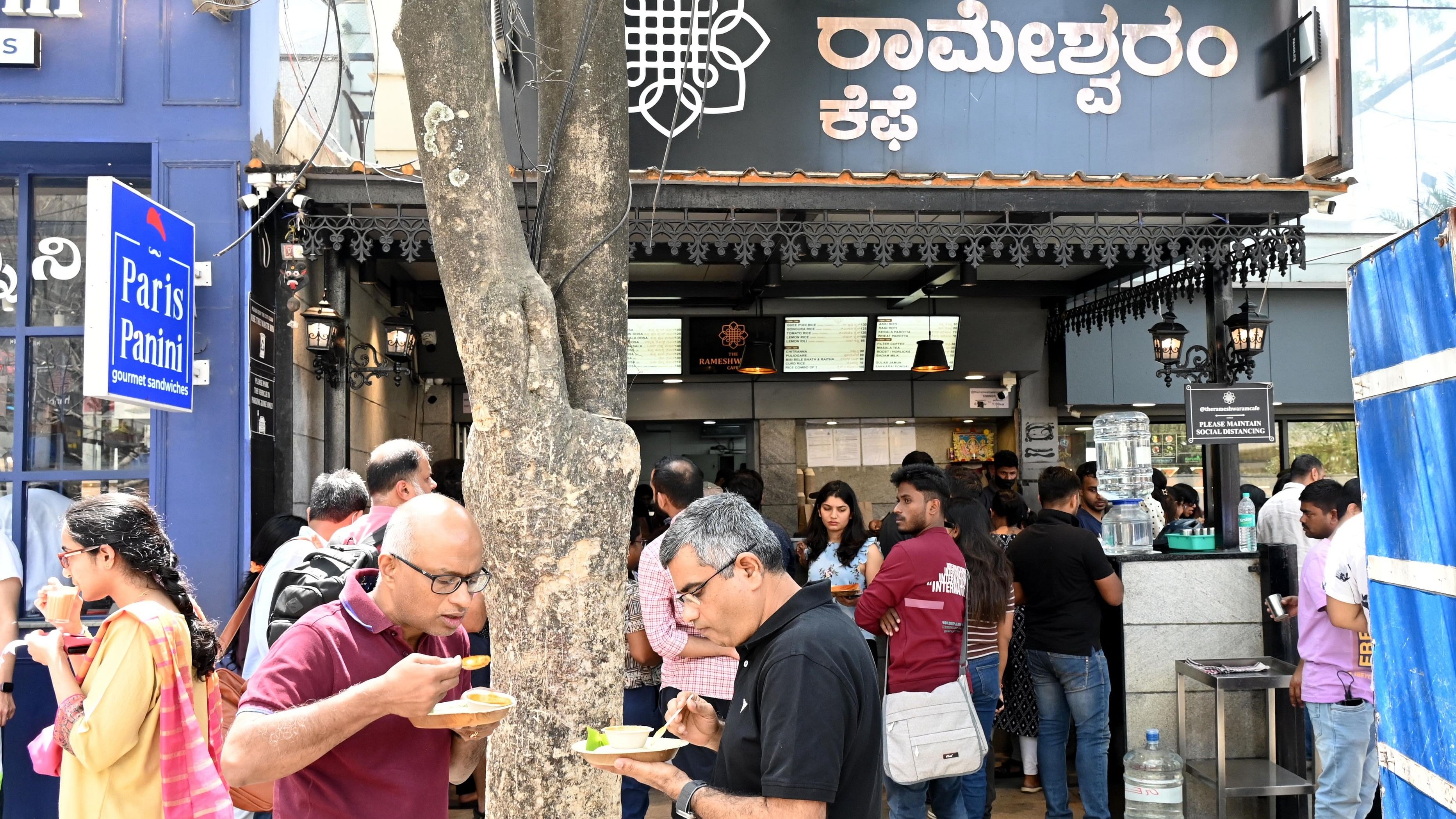 The Indiranagar branch of the cafe. DH PHOTO/BK Janardhan