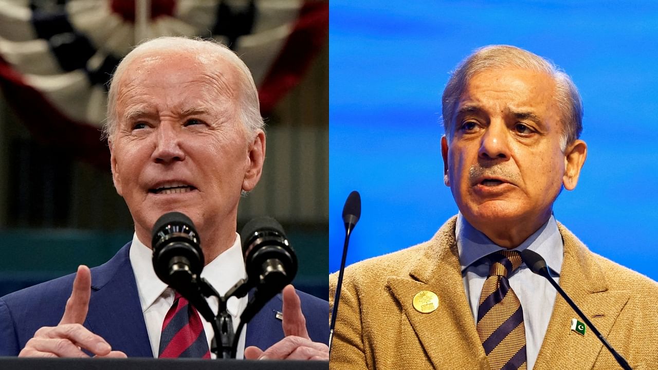 <div class="paragraphs"><p>US President Joe Biden;&nbsp;Pakistan PM Shehbaz Sharif.</p></div>