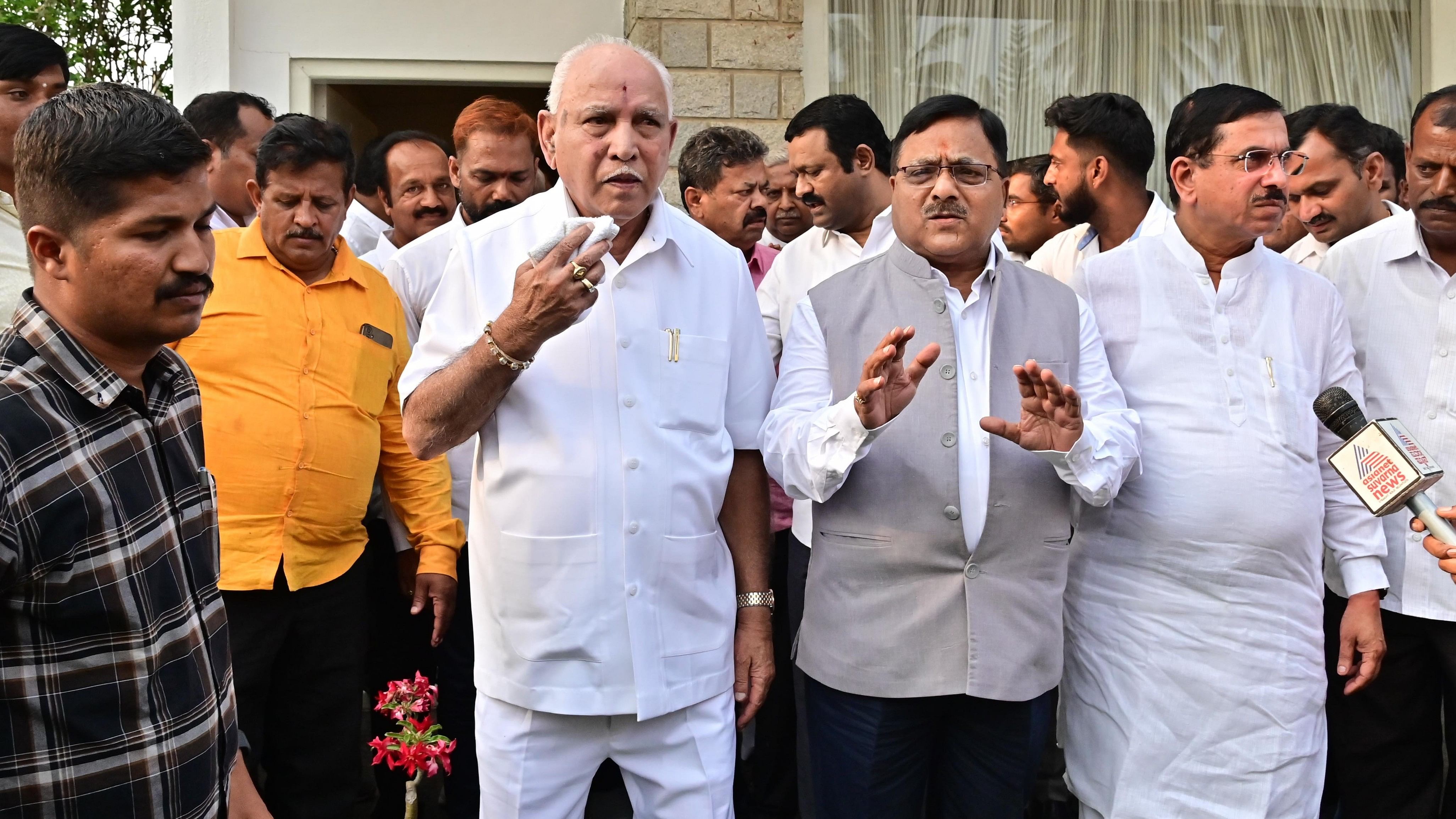<div class="paragraphs"><p>Yediyurappa held talks with all leaders who expressed their reservations about the nominee.</p></div>