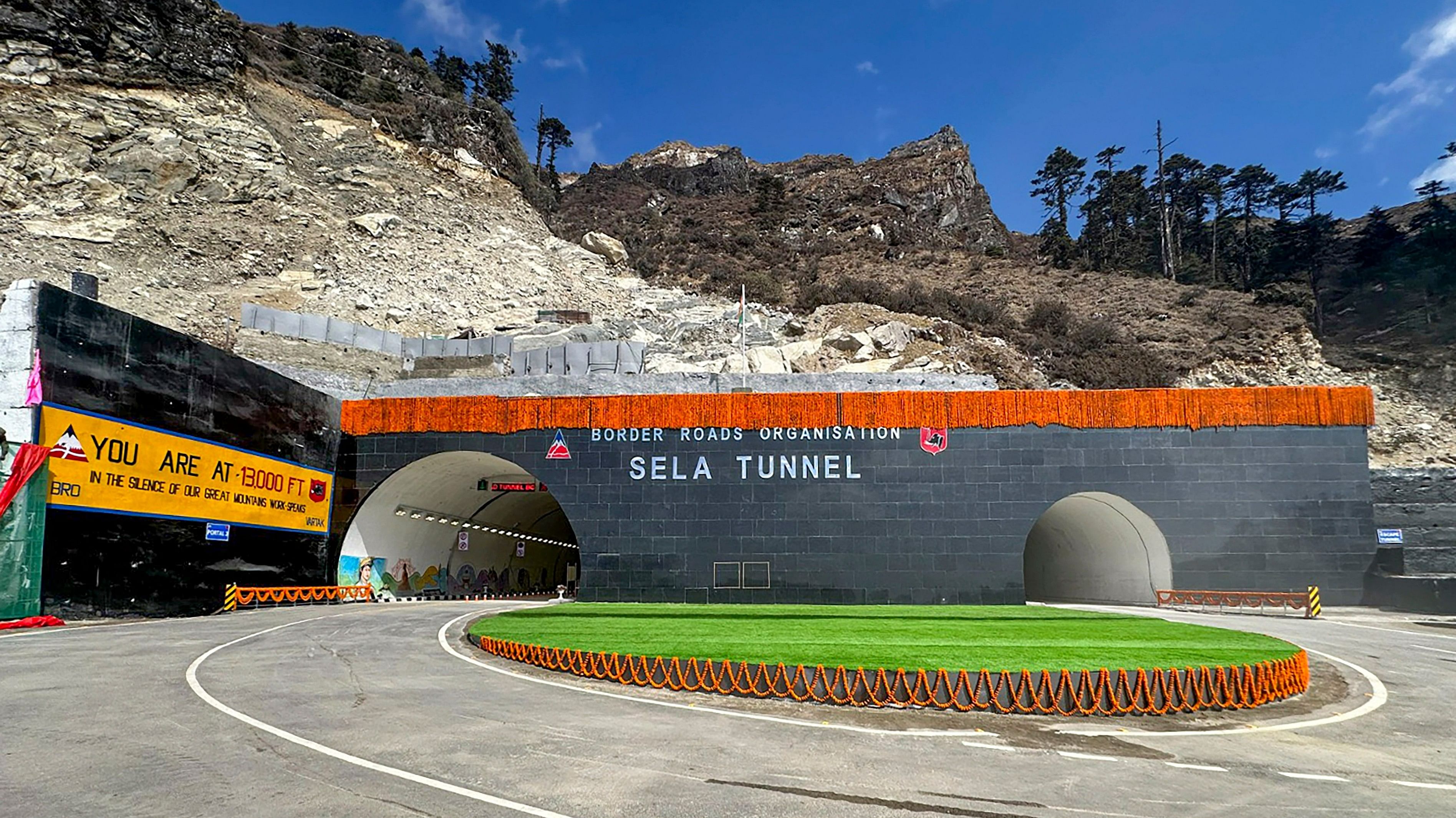 <div class="paragraphs"><p> A view of the Sela Tunnel which was virtually inaugurated by the Prime Minister Narendra Modi from Itanagar, in Arunachal Pradesh, Saturday, March 9, 2024. </p></div>